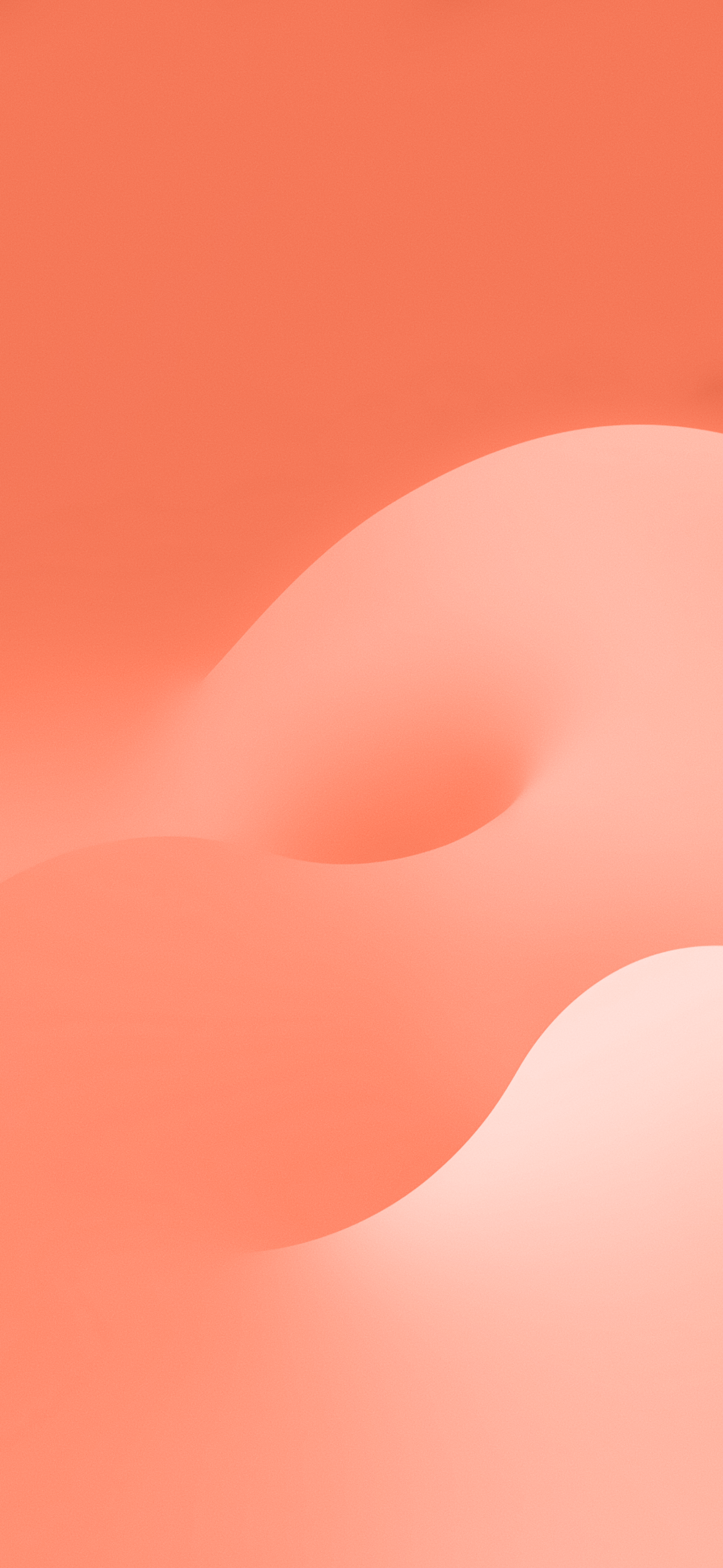 Bright curling ripple gradient iPhone