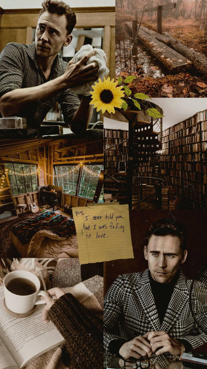 Download Tom Hiddleston Brown Aesthetic