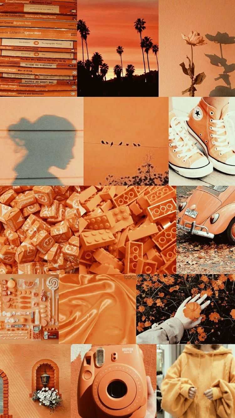 Orange Aesthetic Wallpaper