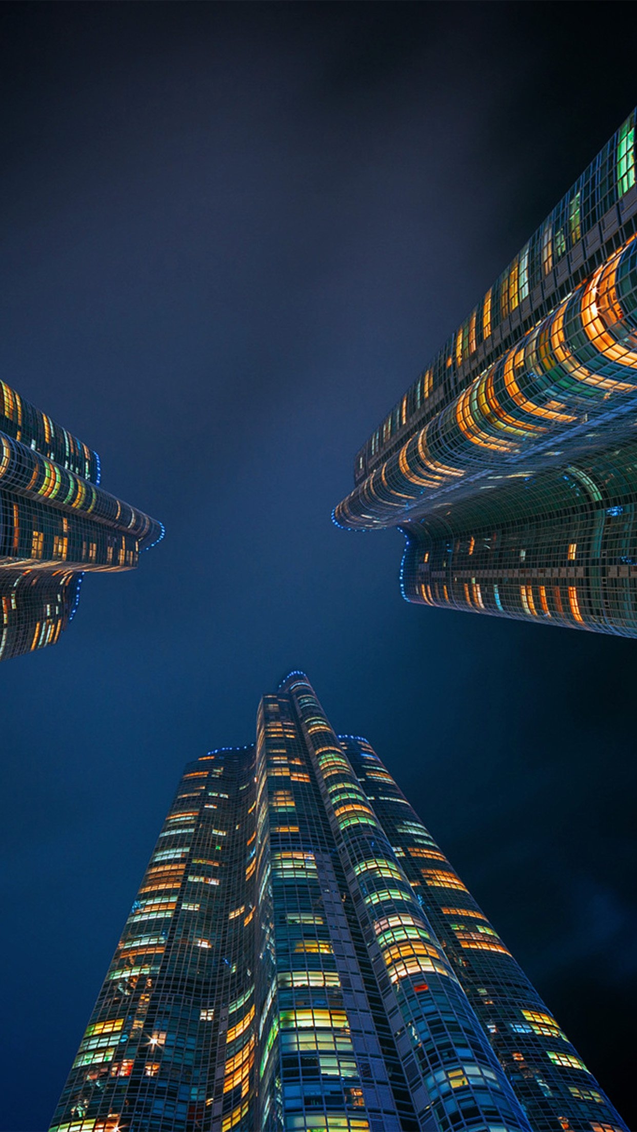 Building tower night architecture city