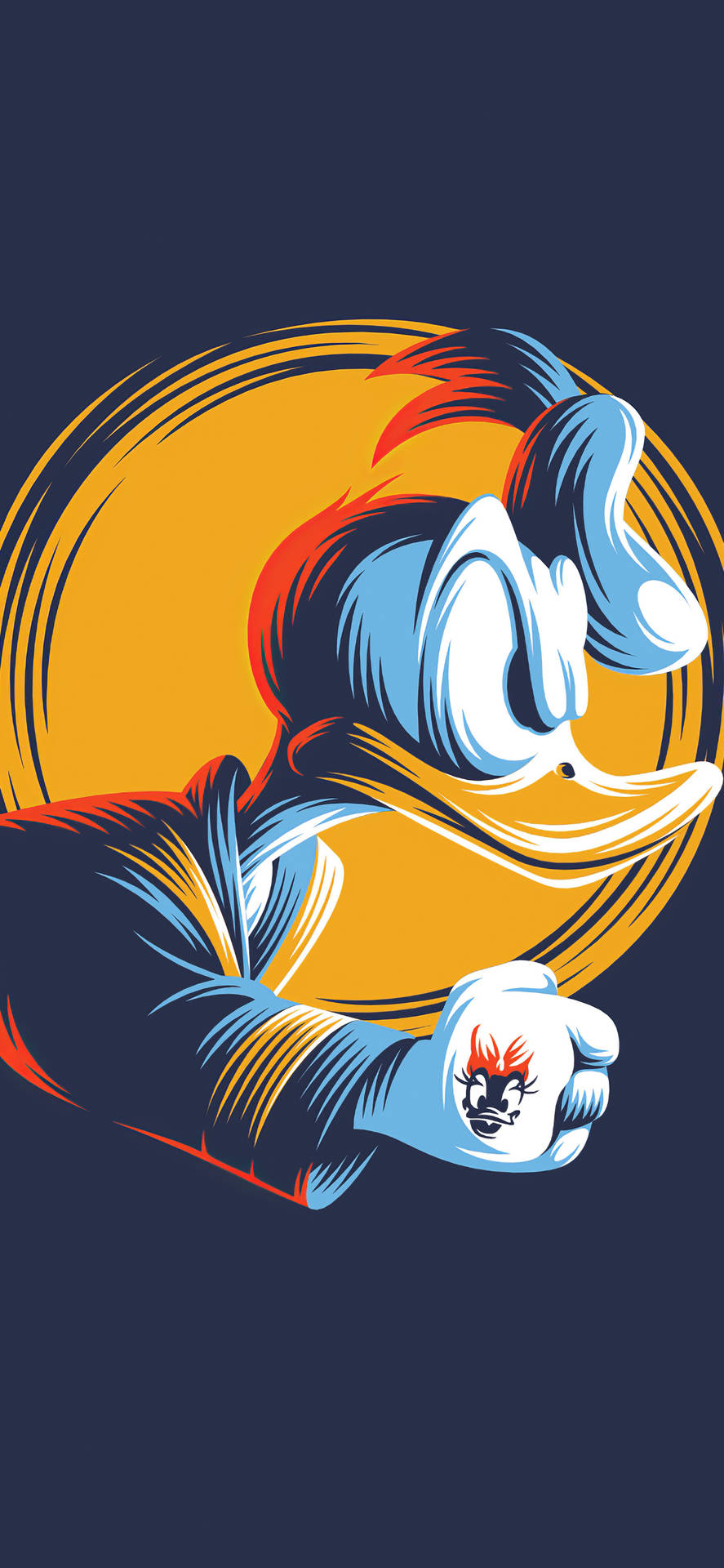 Download Donald Duck Art iPhone X