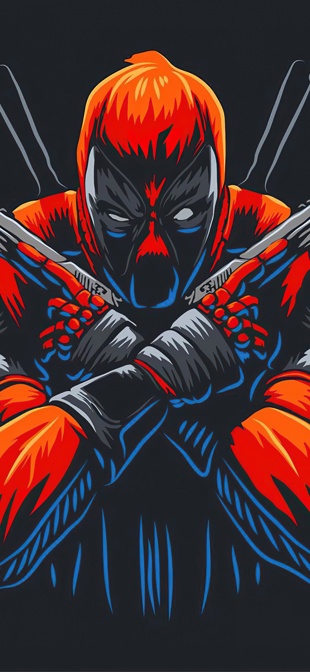 Deadpool Wallpaper 4K, Dark background