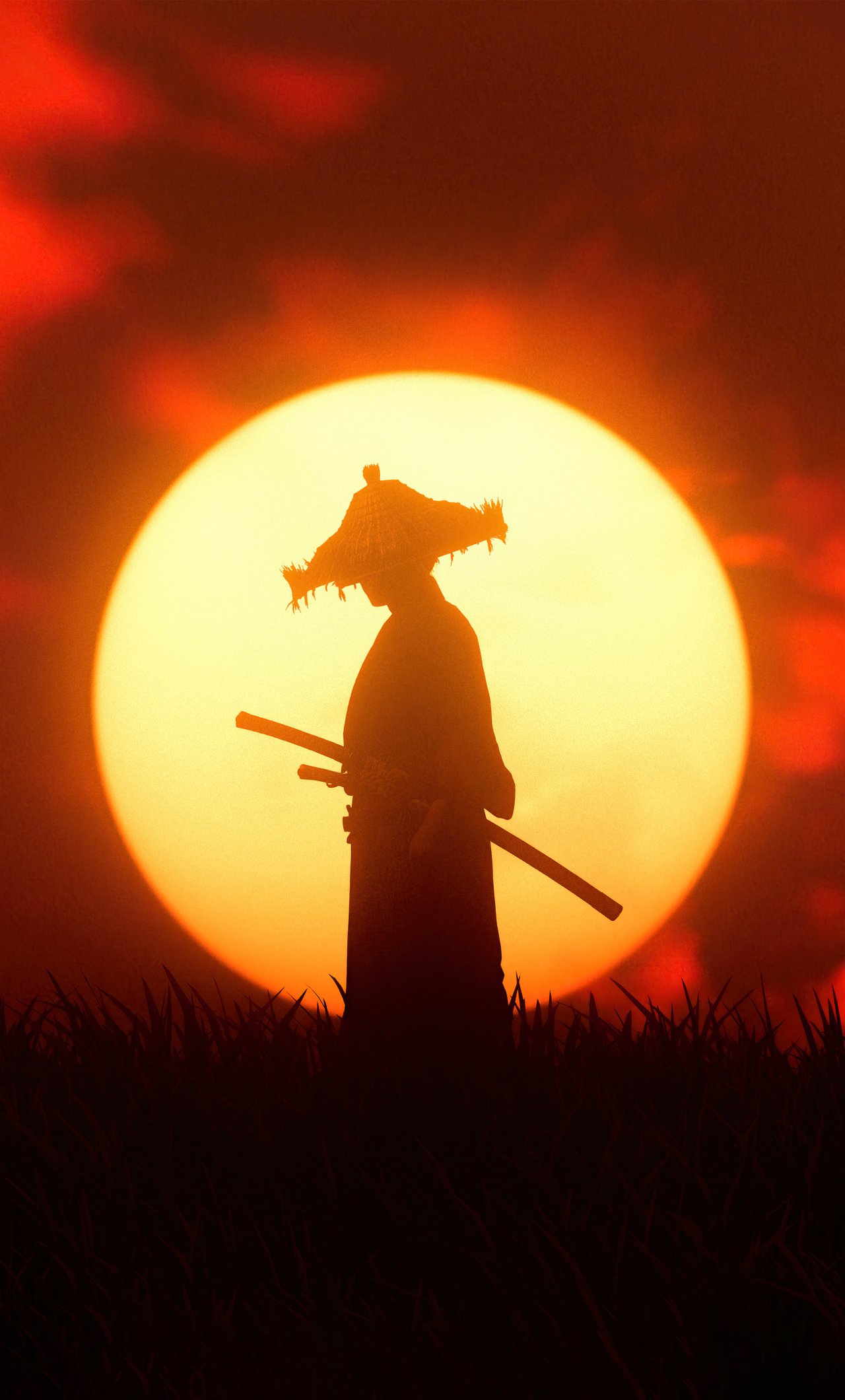 Sunset Ronin Ghost Of