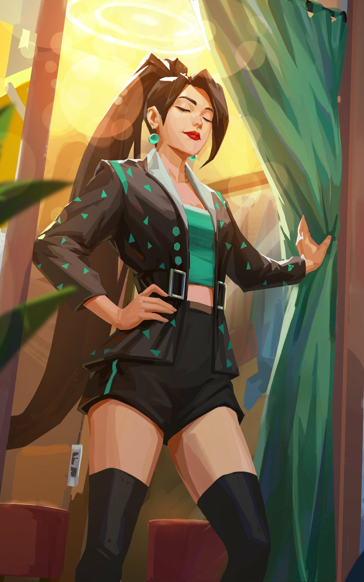 Sage (Valorant) Phone Wallpaper