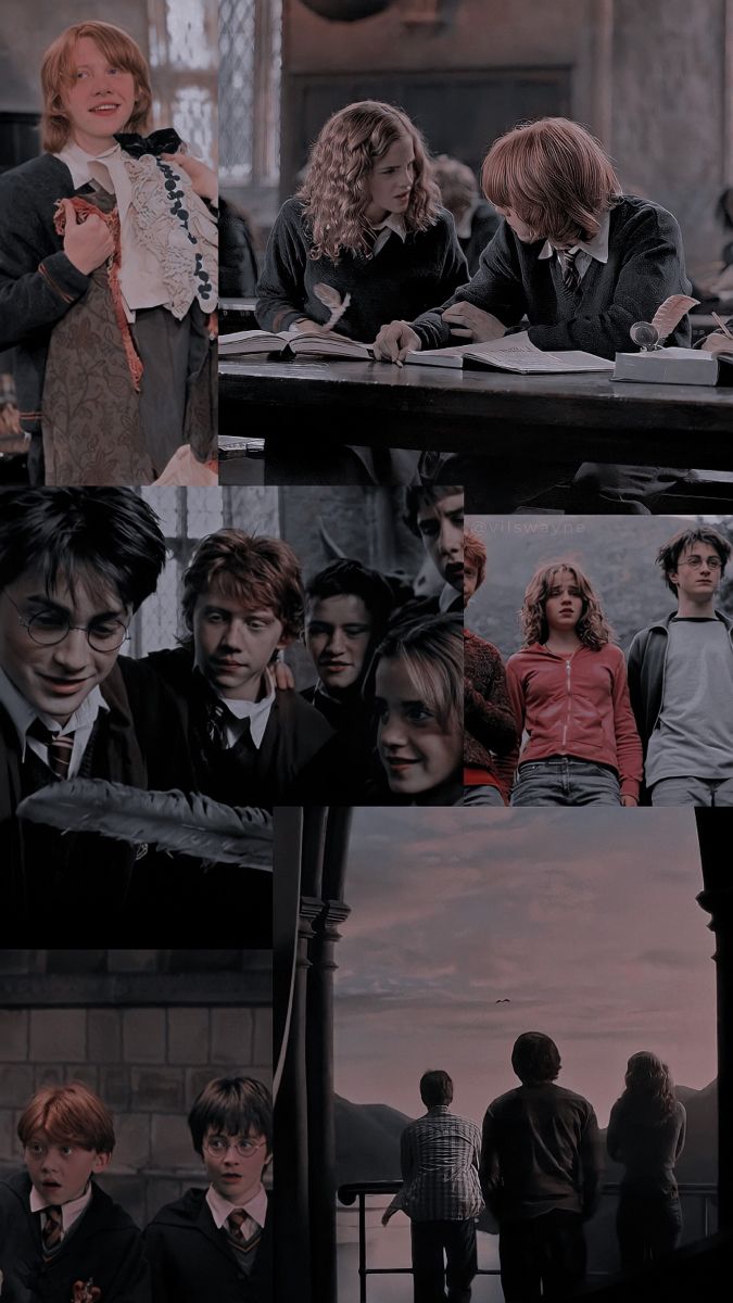 Hermione Movie Scene Collage