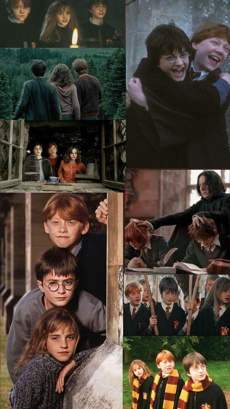 Golden Trio. Harry potter ron, Harry
