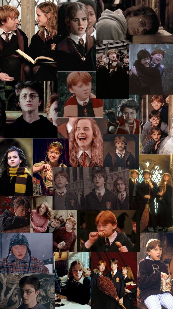 Golden Trio Wallpaper. Harry Potter Movies