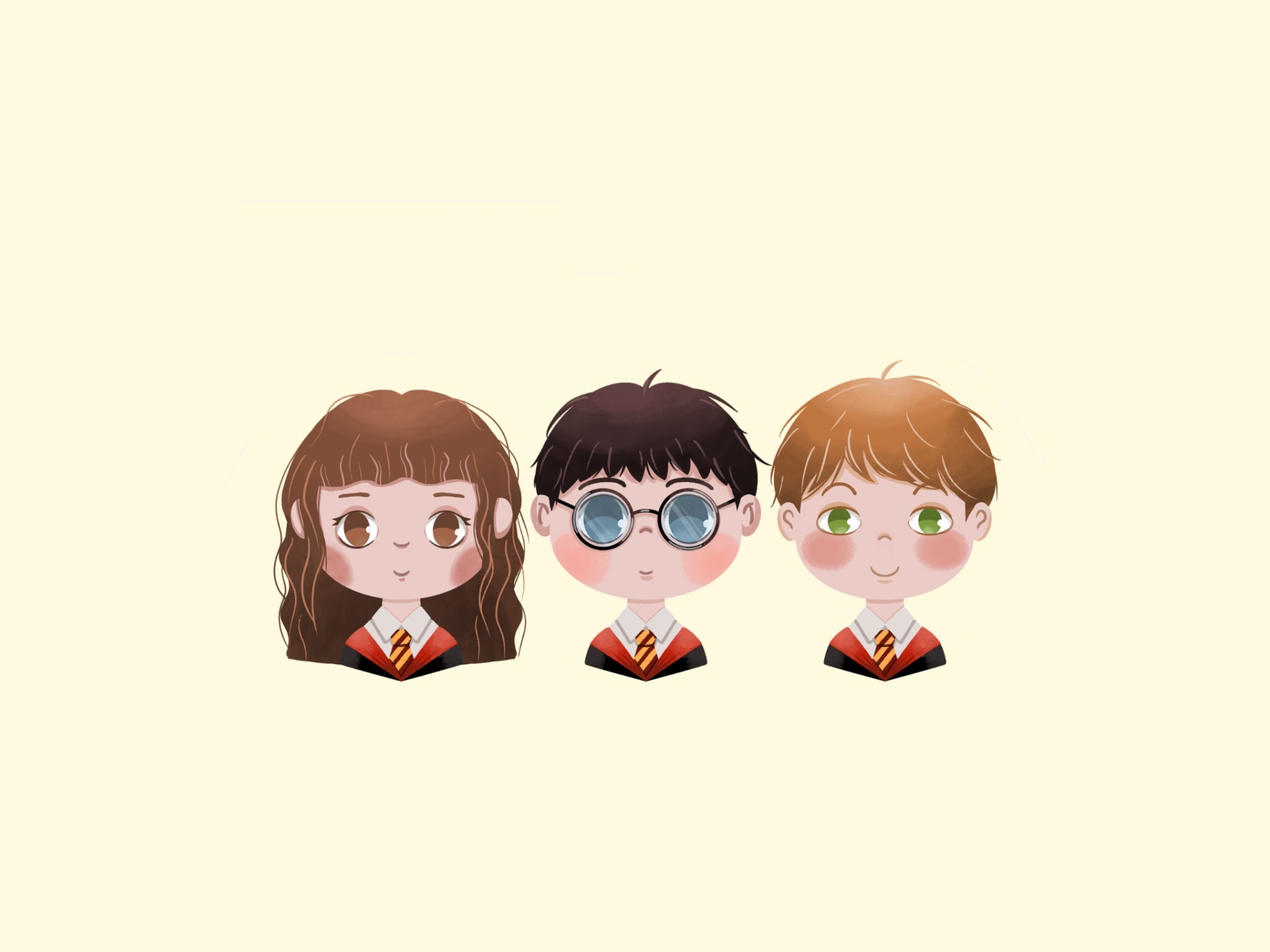 Harry Potter Golden Trio Wallpaper
