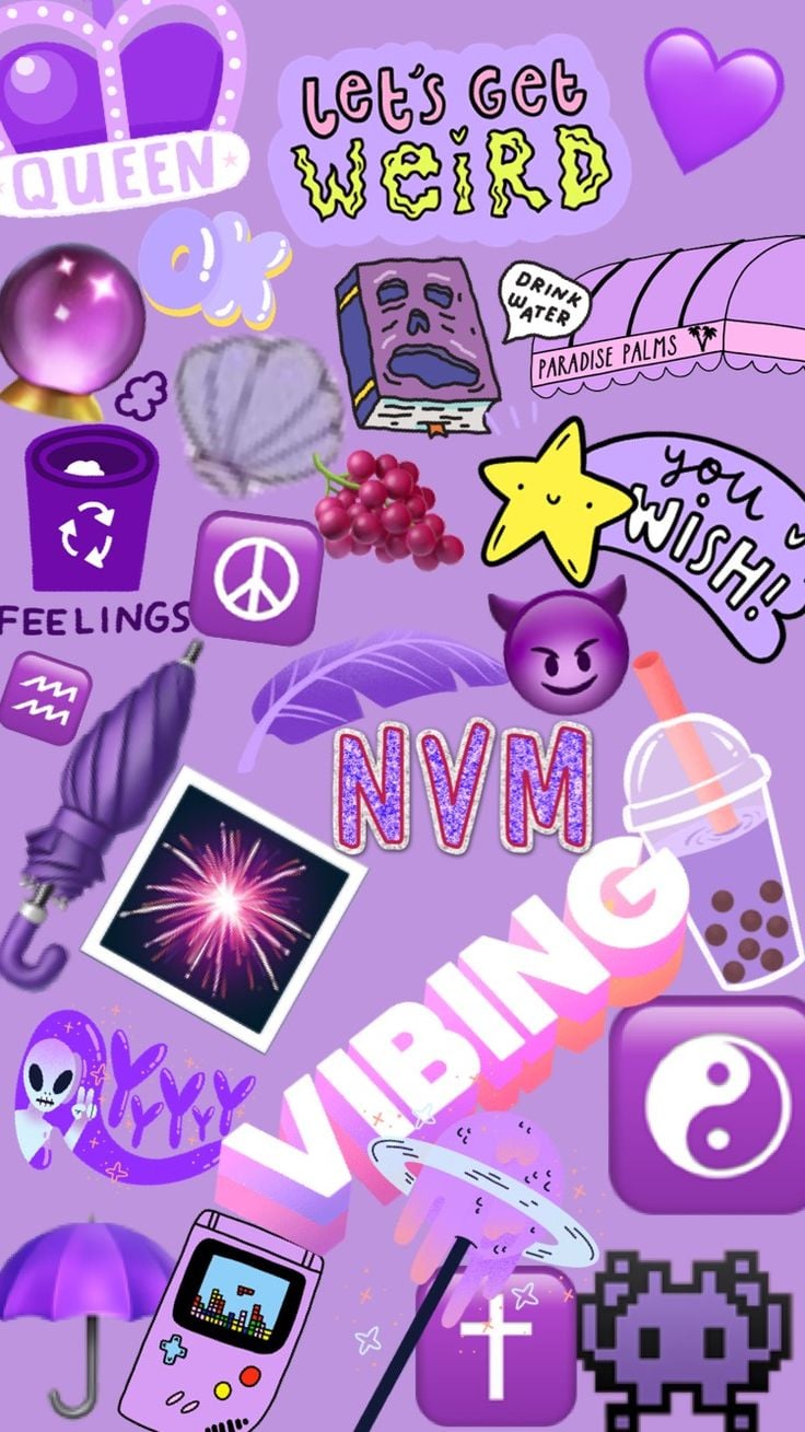Purple Snapchat Wallpaper. Pretty