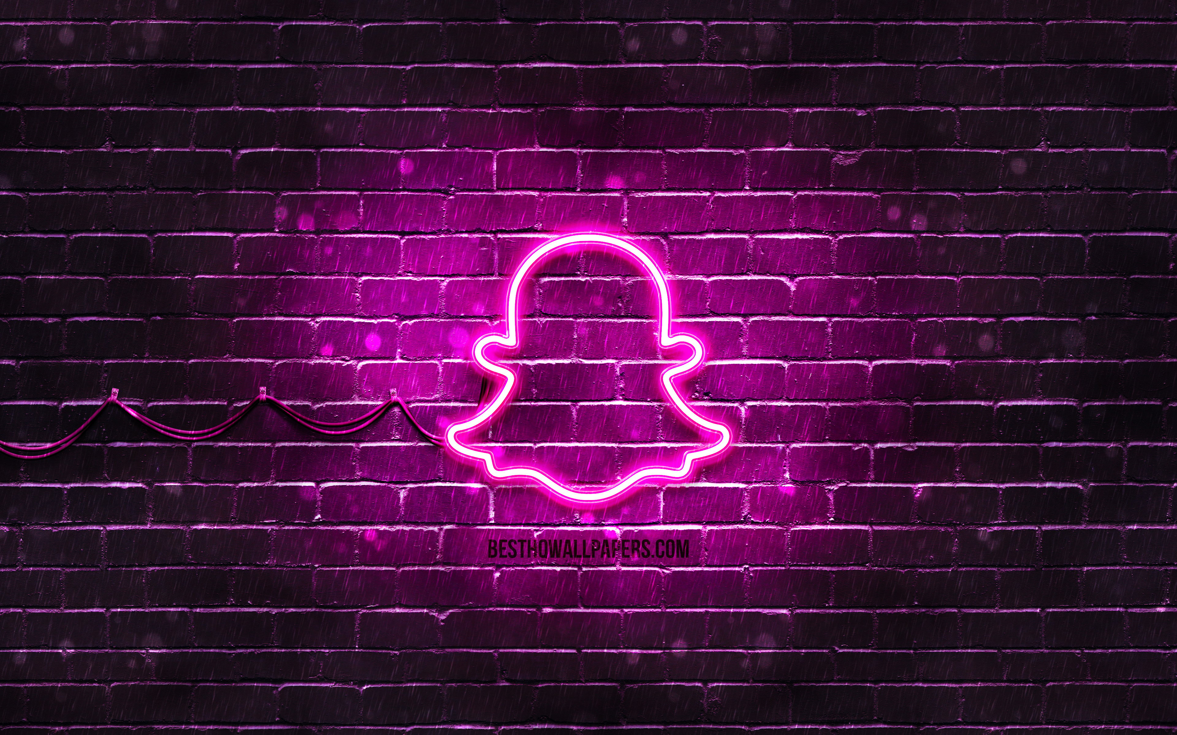 Download wallpaper Snapchat purple