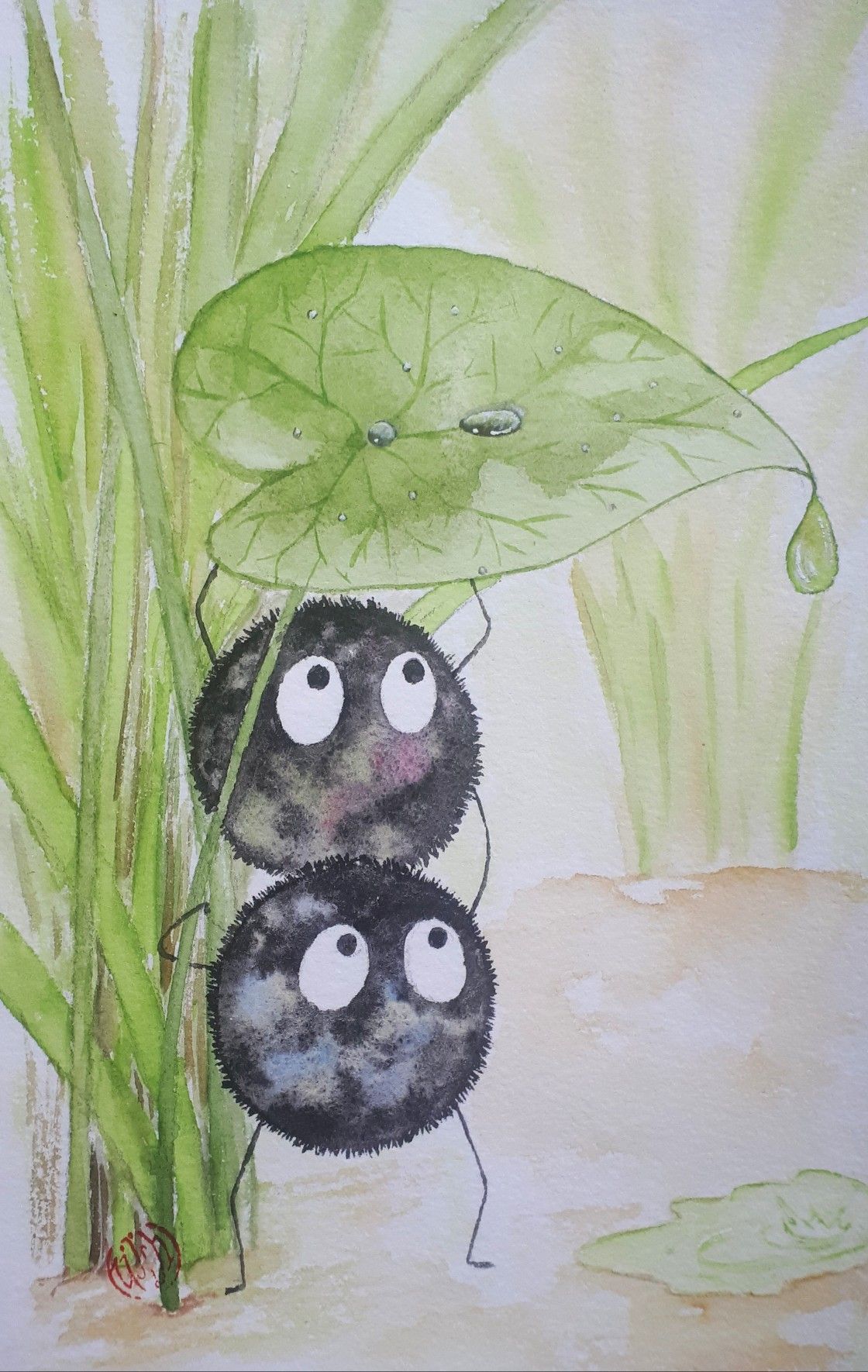 Wallpaper. Ghibli artwork, Totoro art