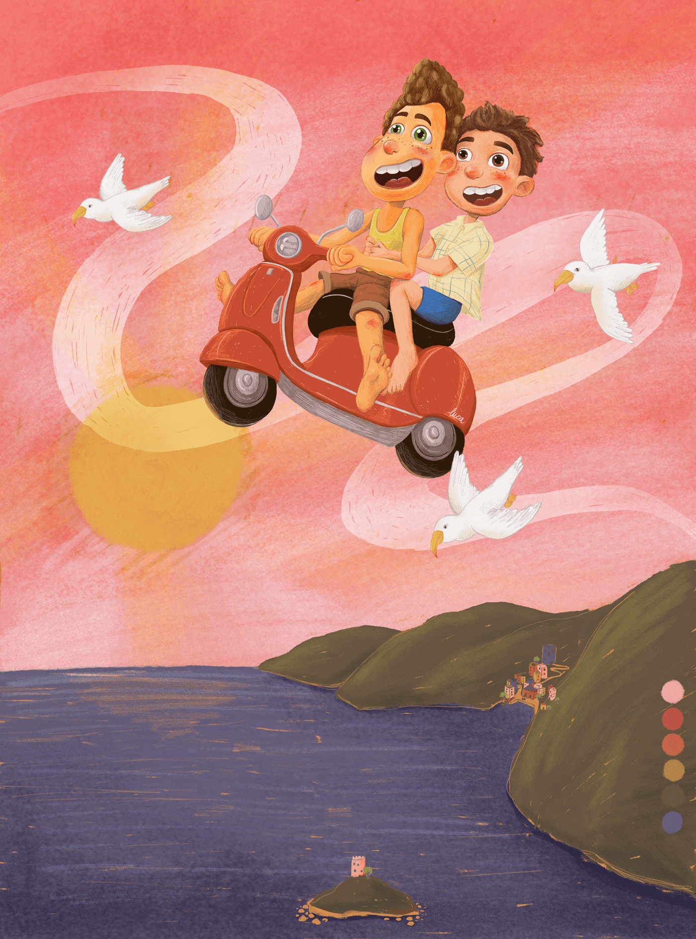 Luca': Digital Illustration - Behance