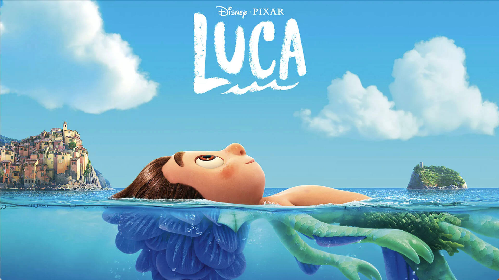 Disney Pixar Luca Transformation Poster