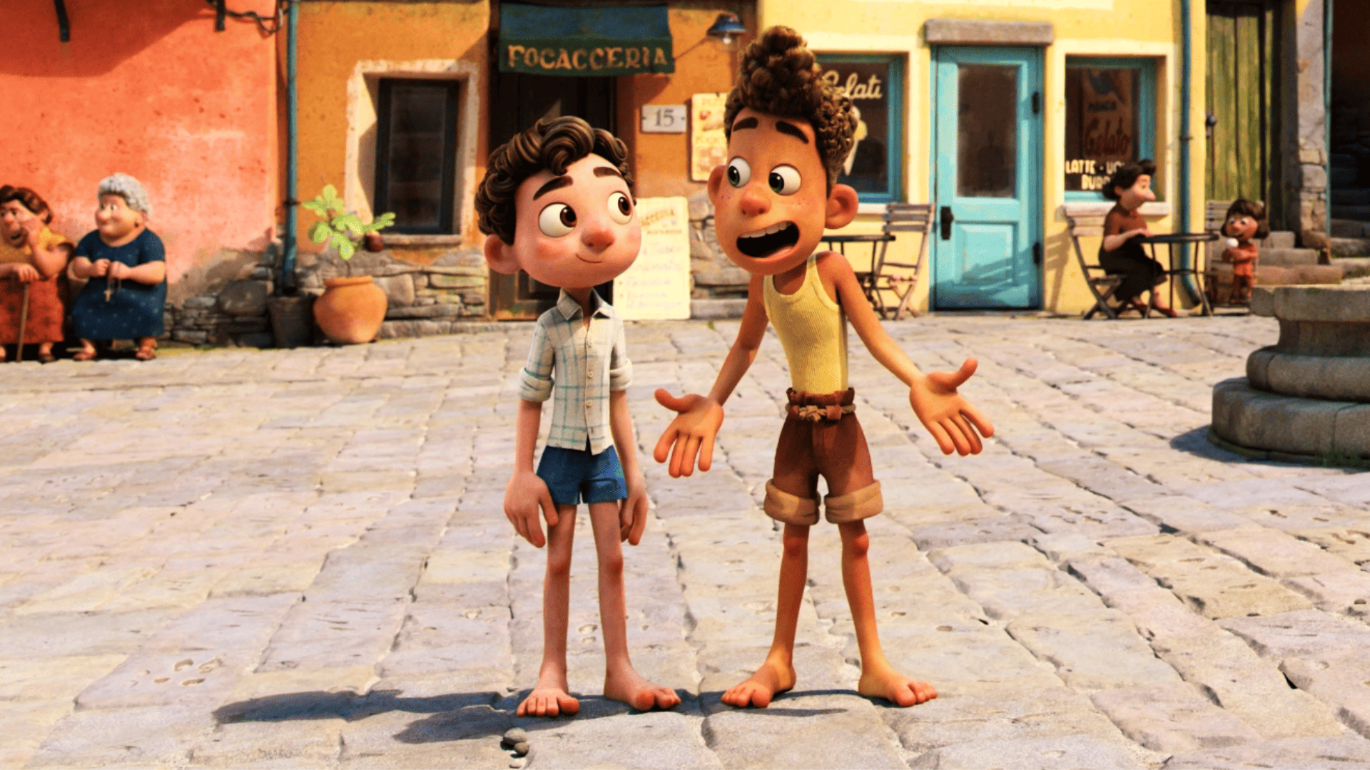 TikTok talking about Pixar's Luca