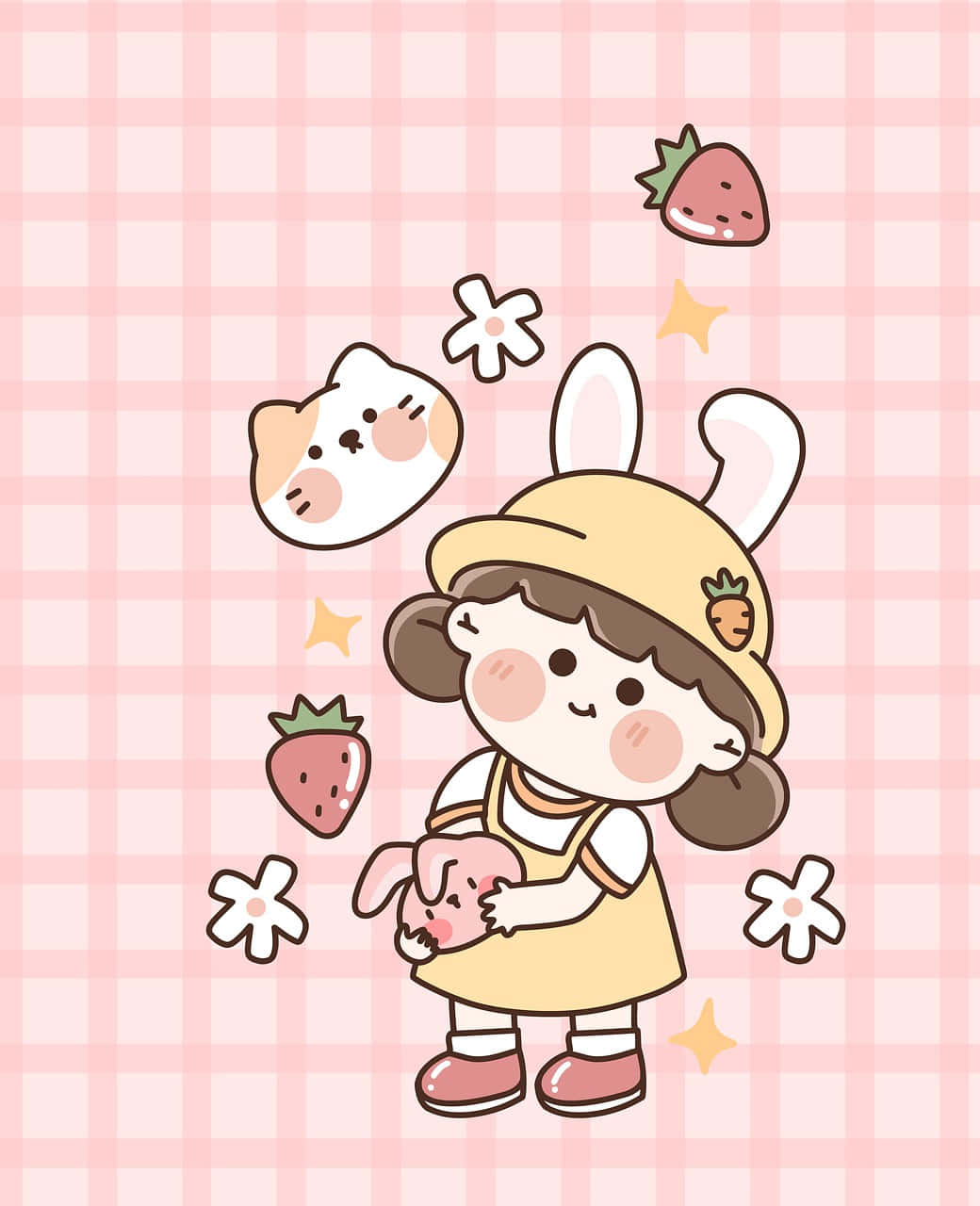 Download Adorable Cartoon Buddies in a