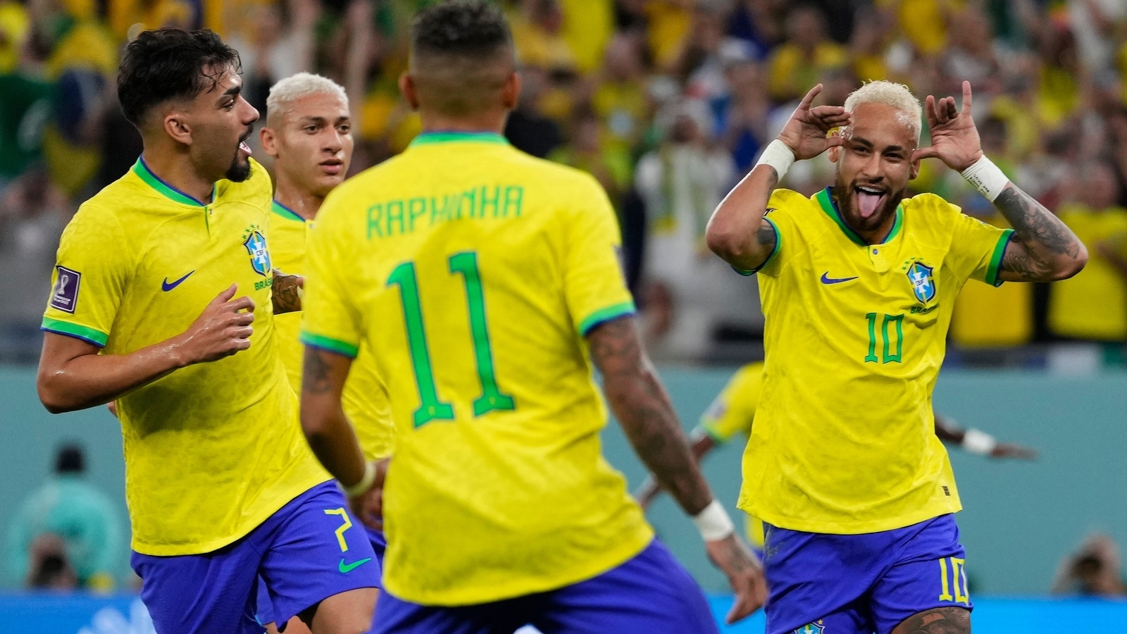 their dancing shoes, beat Korea