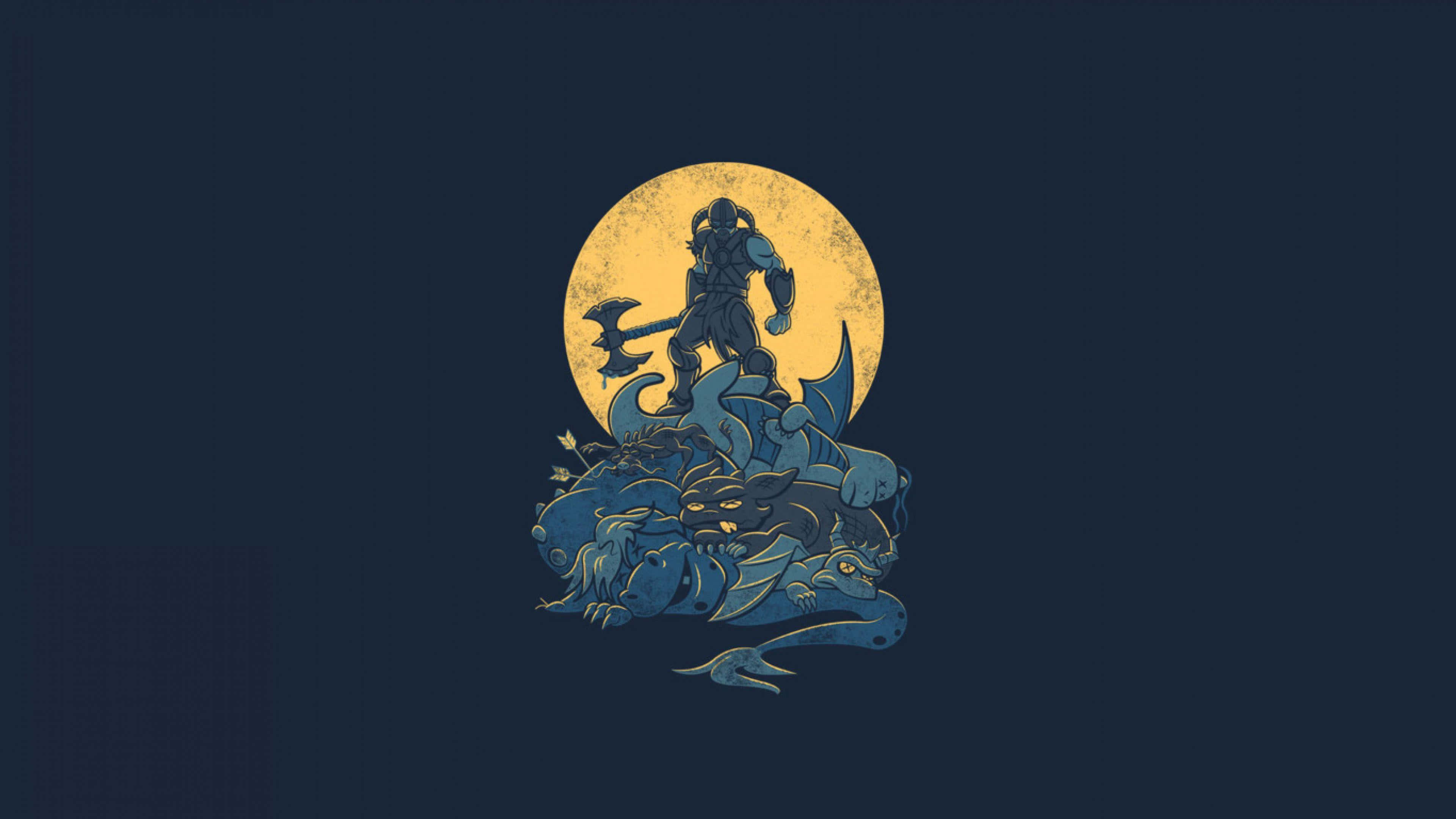 with Minimalist Gaming Wallpaper