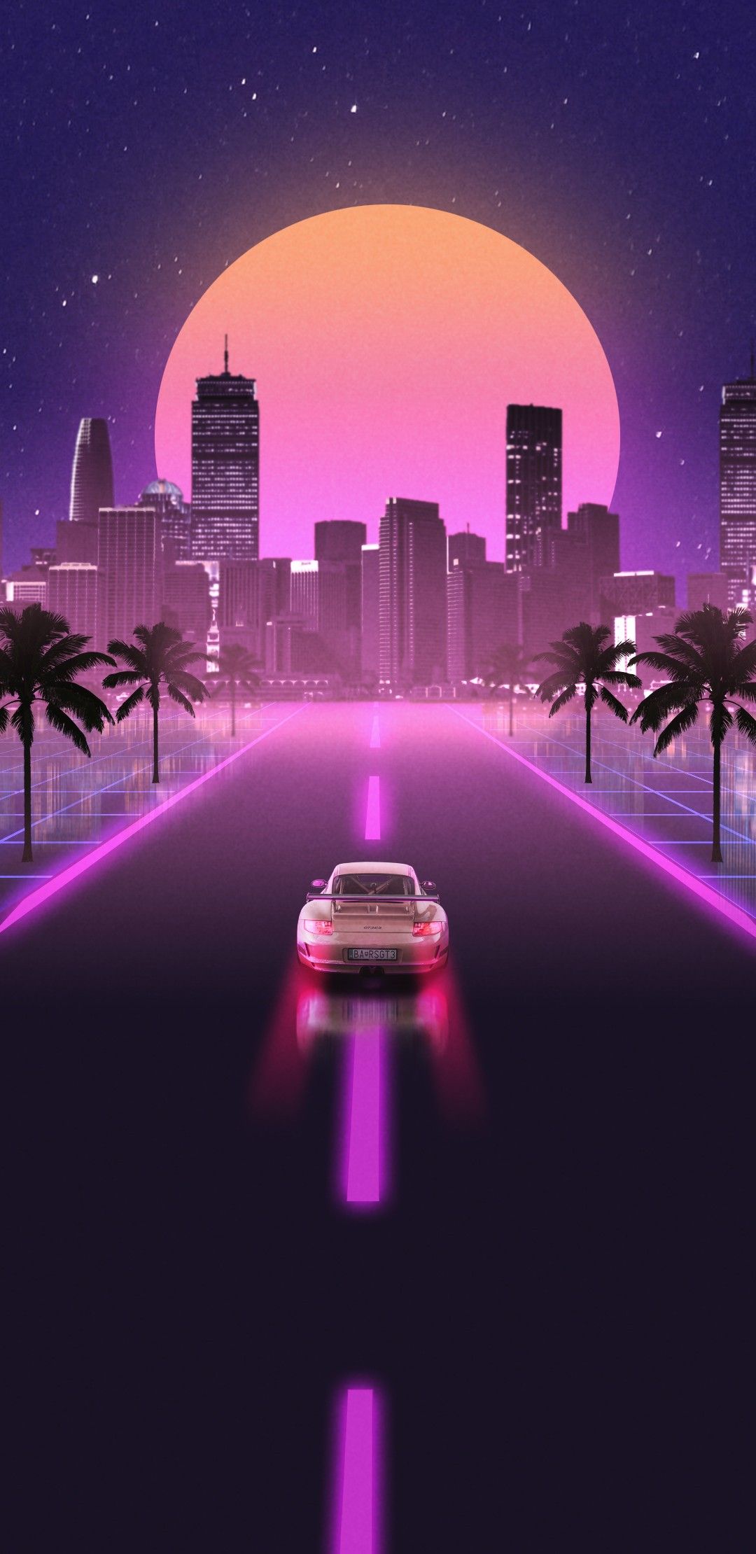 80's vibe. Vaporwave wallpaper, Waves