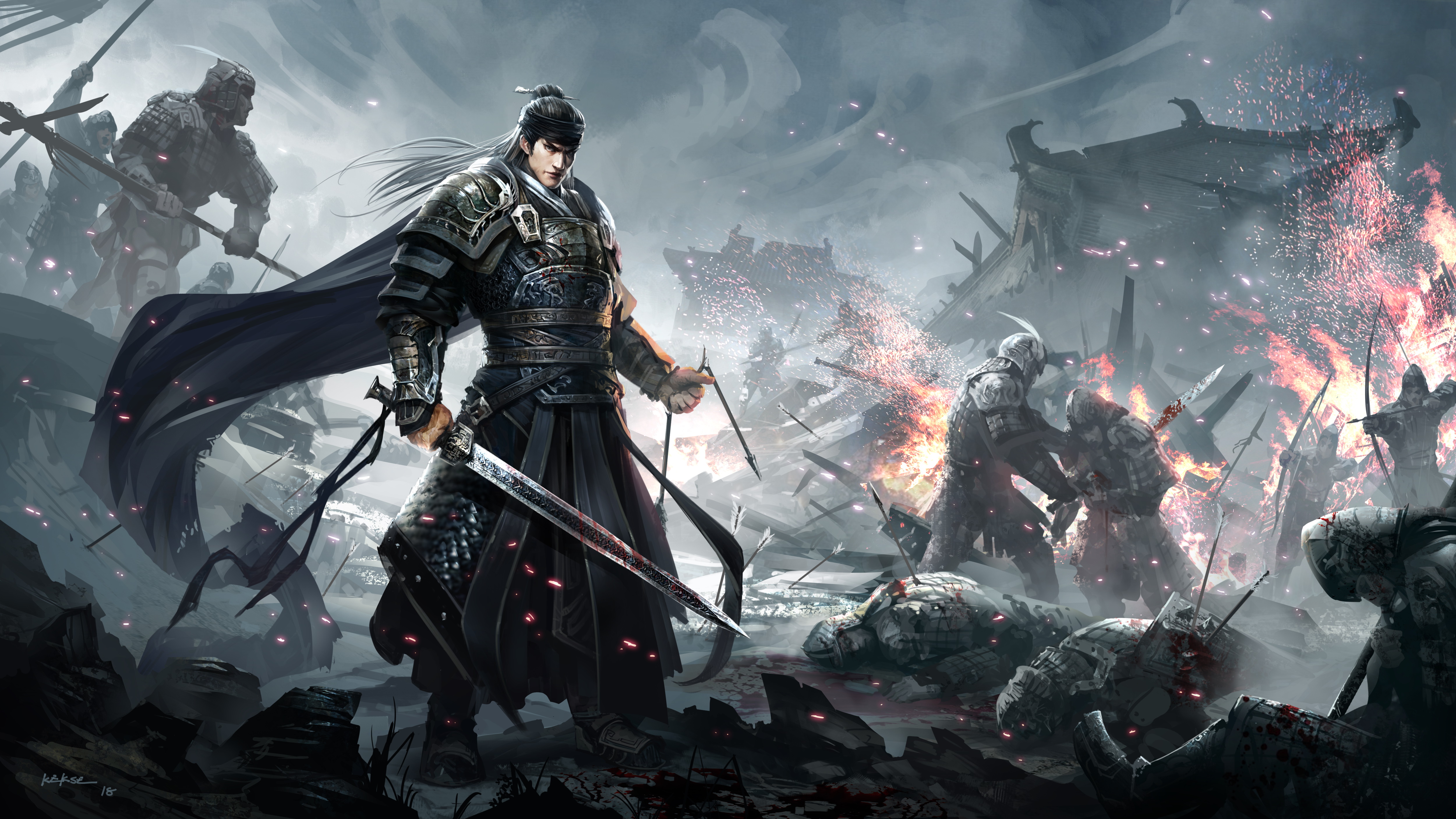 Fantasy Warrior 4k Ultra HD Wallpaper