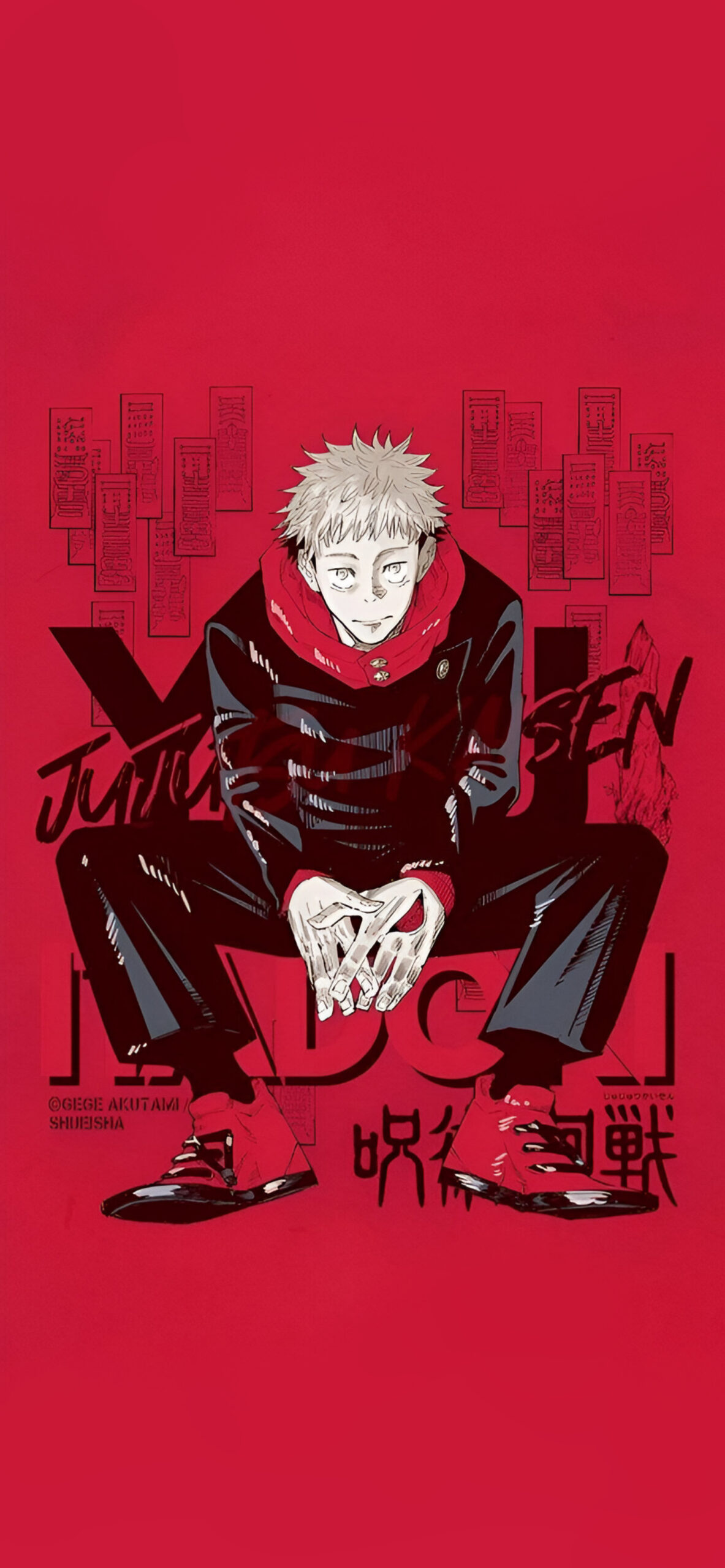 Yuji Itadori Red Wallpaper