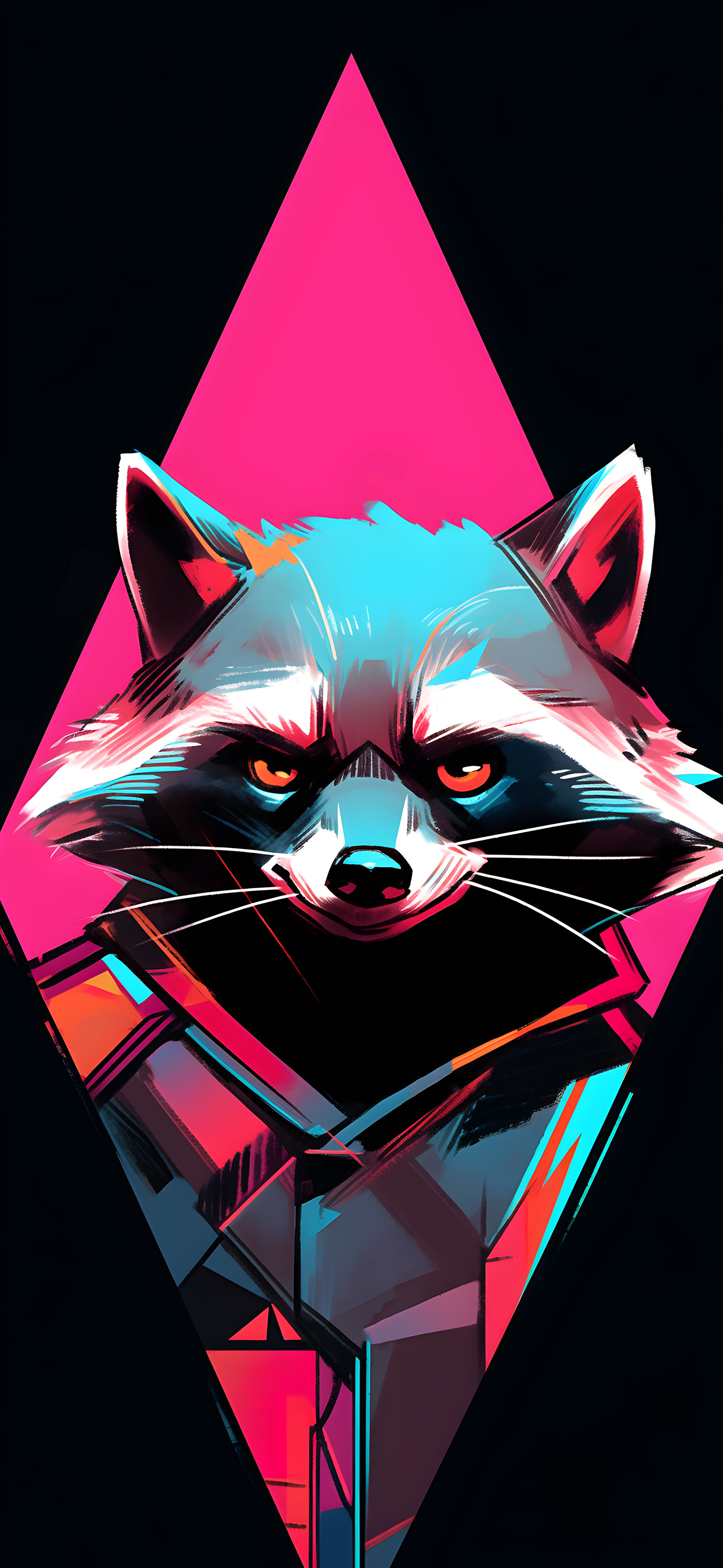Marvel Cheerful Rocket Raccoon Art