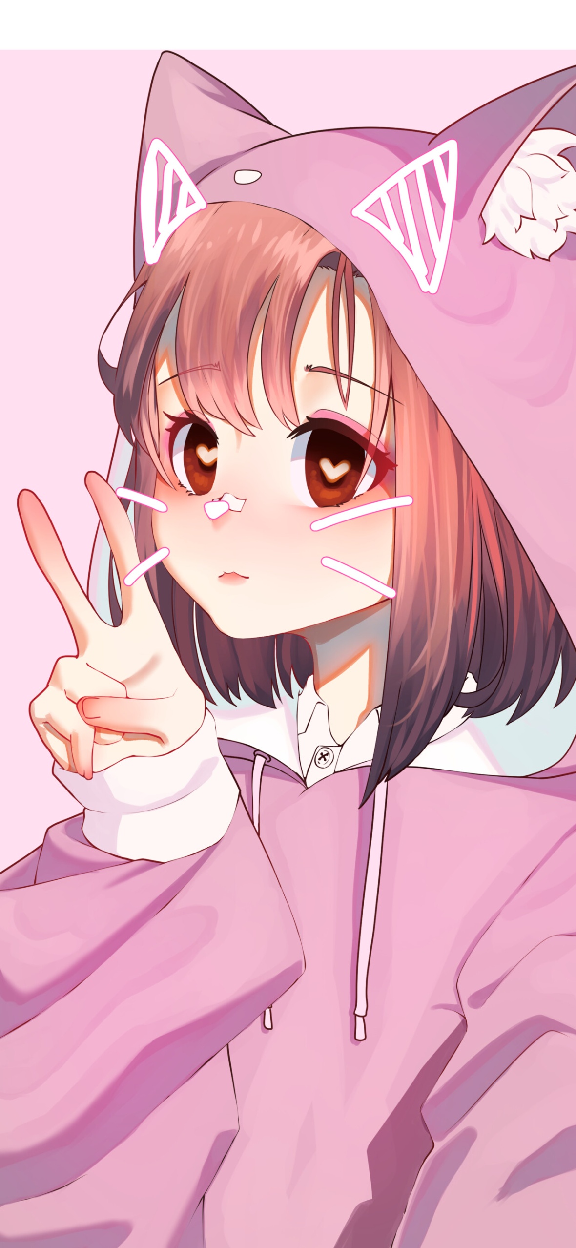 Cute Anime Girl iPhone Wallpaper