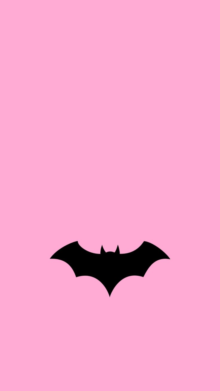 Pink Bat Halloween Wallpaper