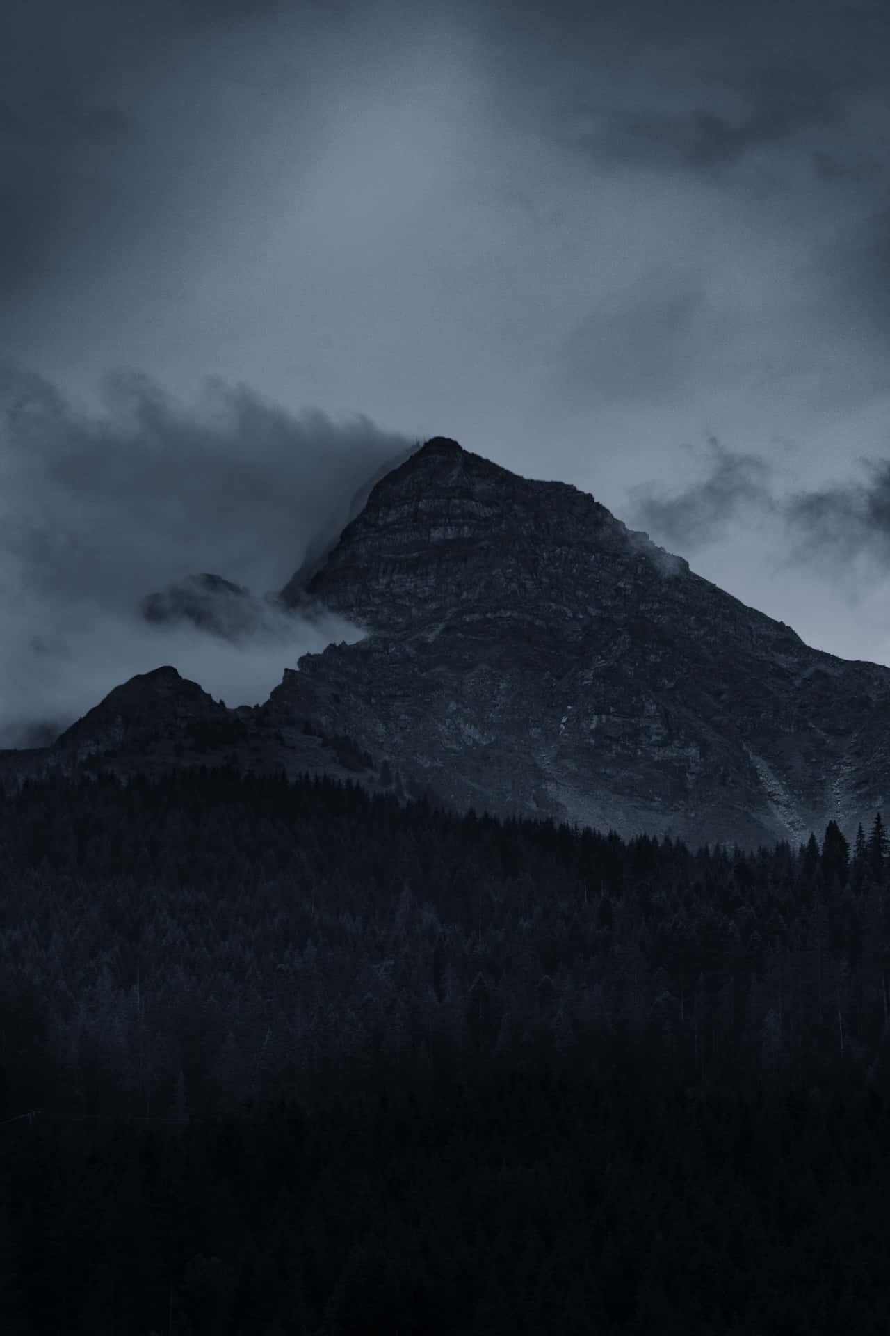 Dark Mountain Landscape Wallpaper