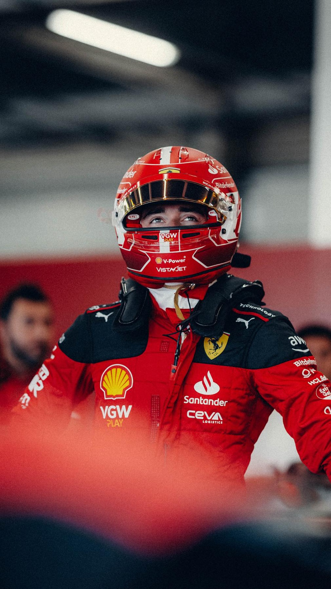 Charles Leclerc iPhone Wallpaper