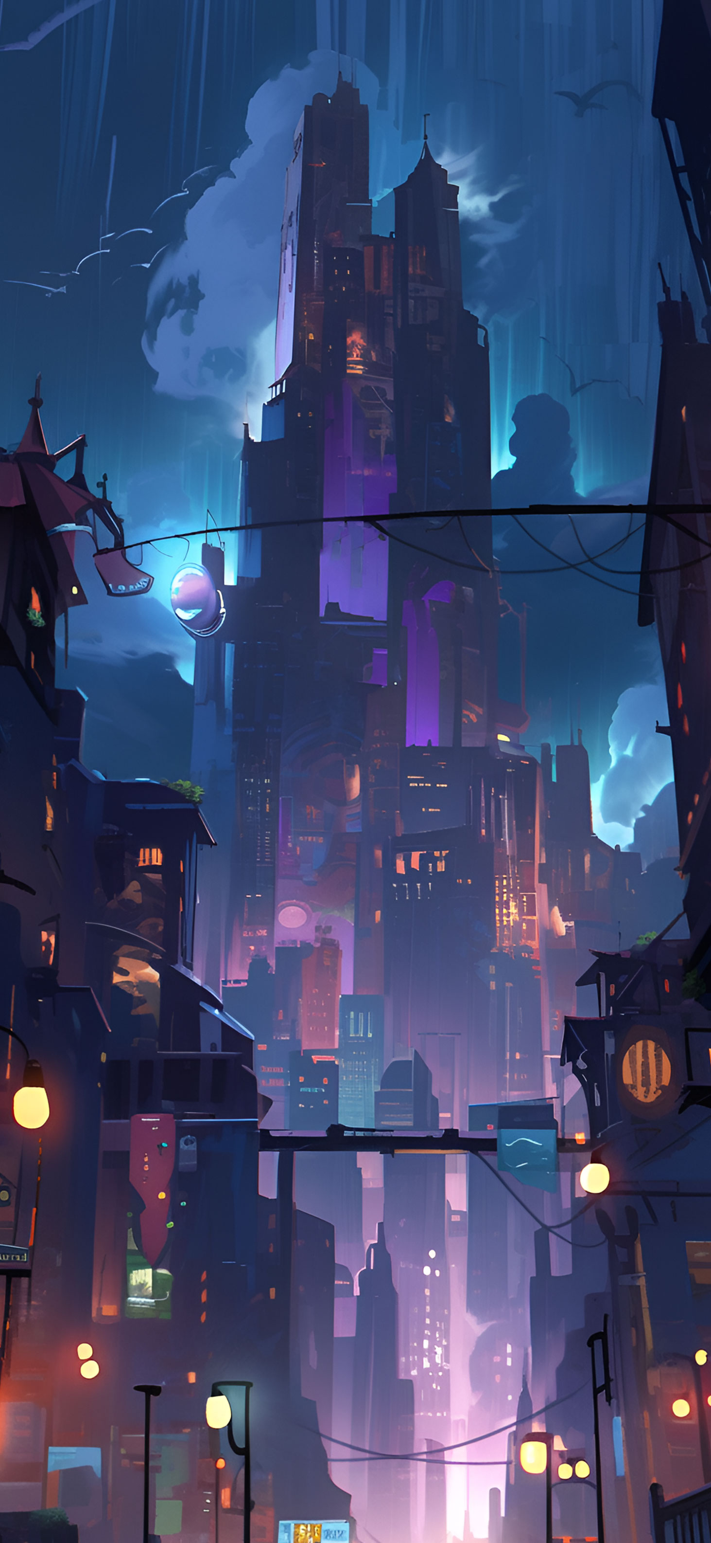 DC Gloomy Gotham Dark Wallpaper