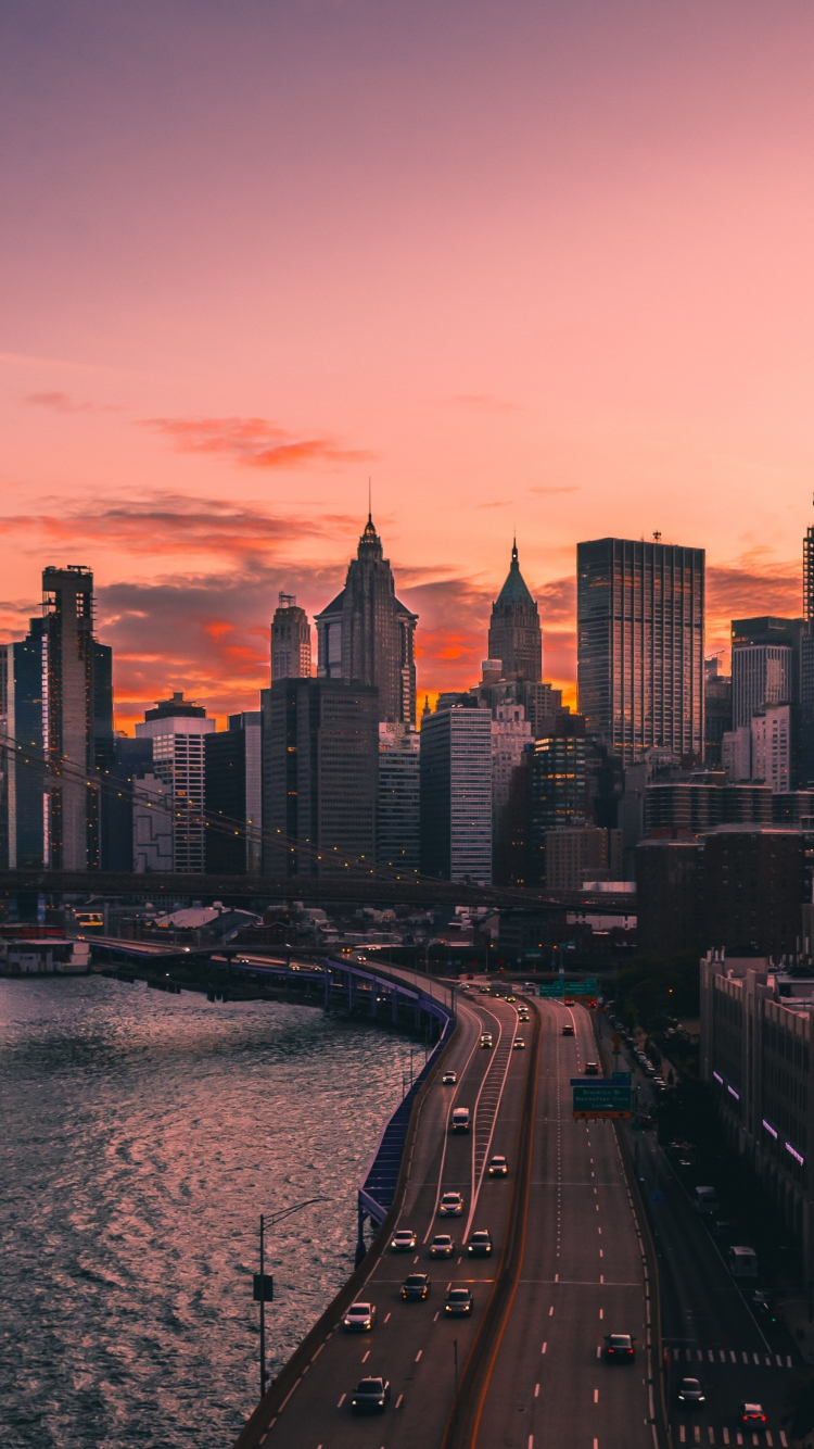 Download wallpaper 750x1334 sunset