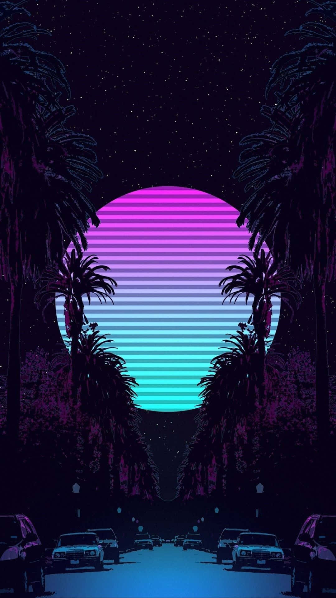 Vaporwave Style Wallpaper