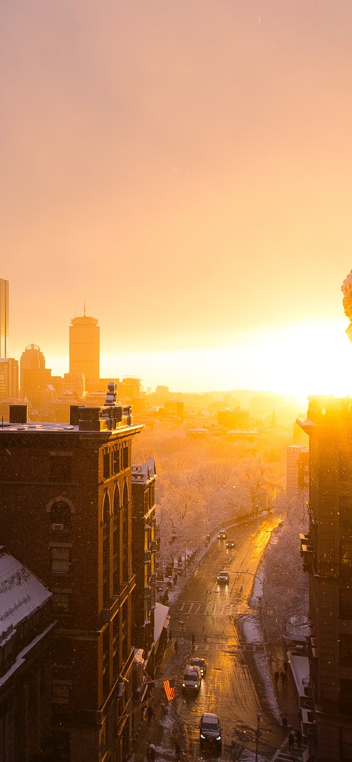 City Sunset Building Sunrise