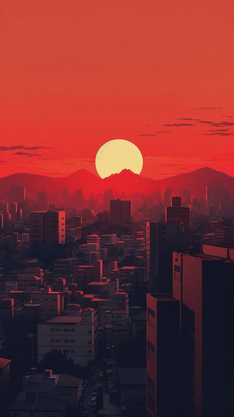 iPhone Sunset Wallpaper. Free