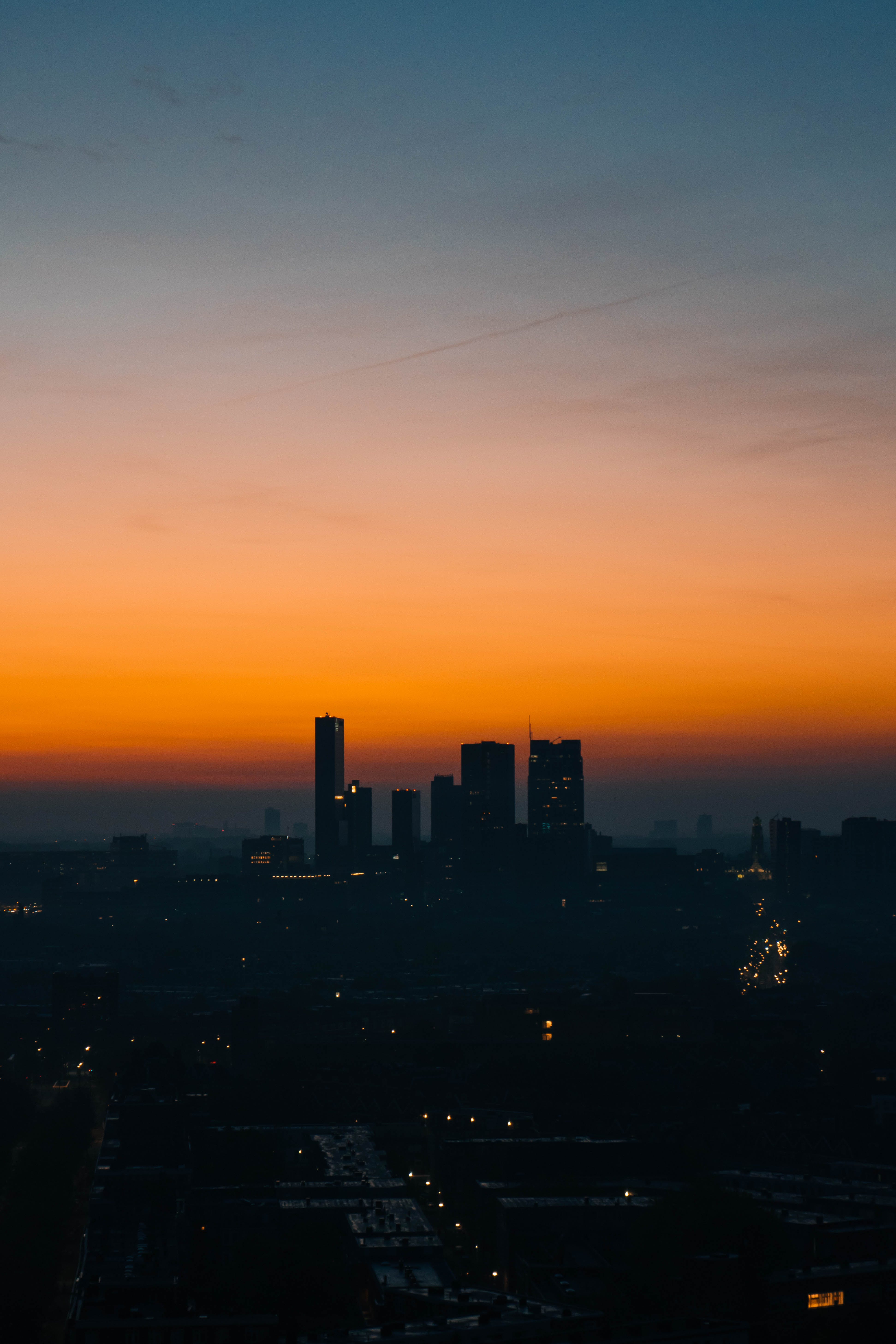 City Skyline at Sunset · Free