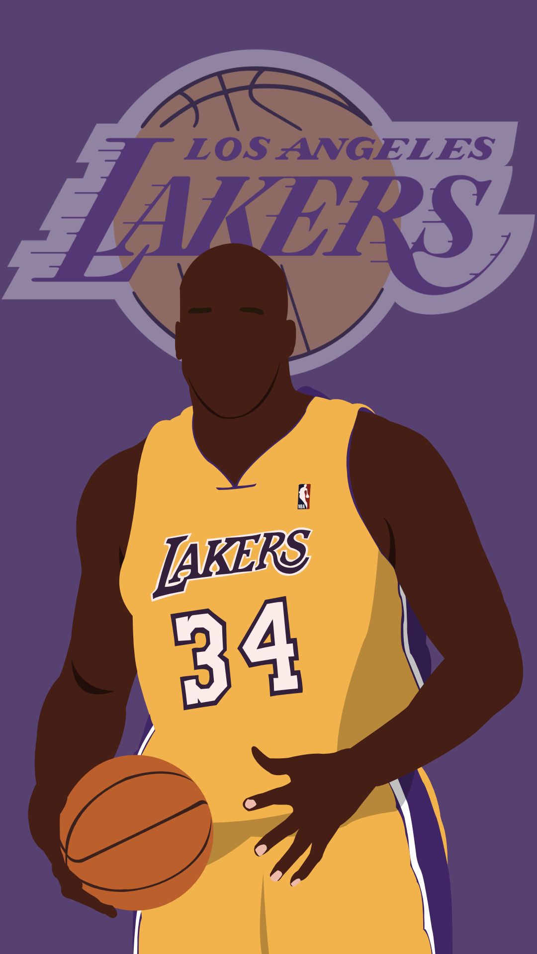 Shaquille o'neal, Basketball art, Nba art