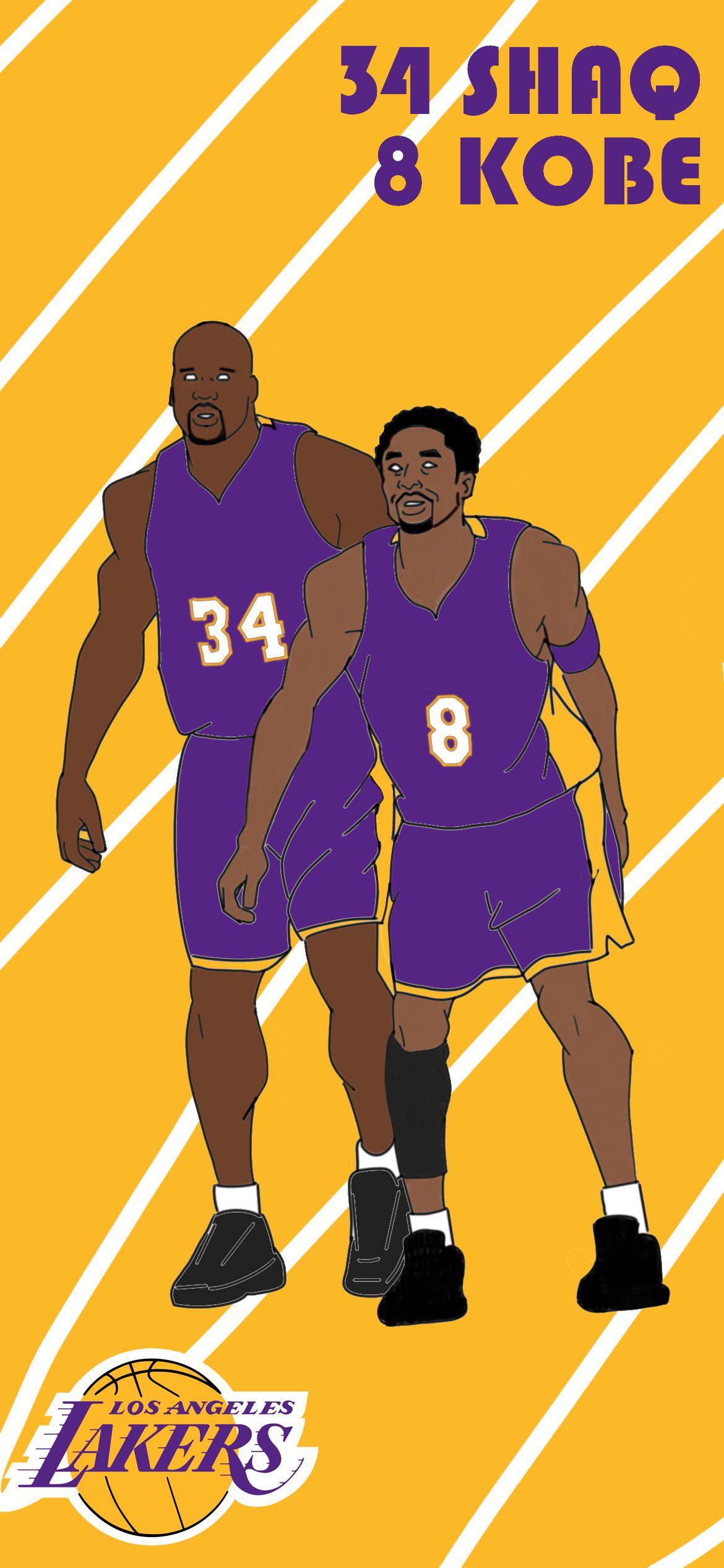 Shaq & Kobe Wallpaper