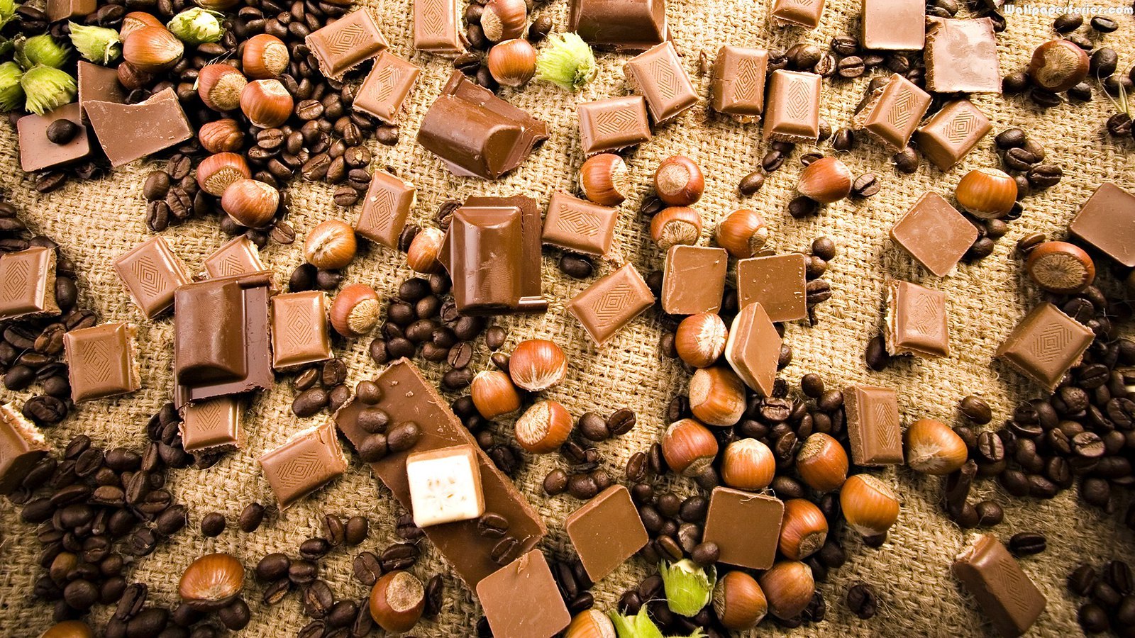 Chocolates Candy Beans HD Wallpaper