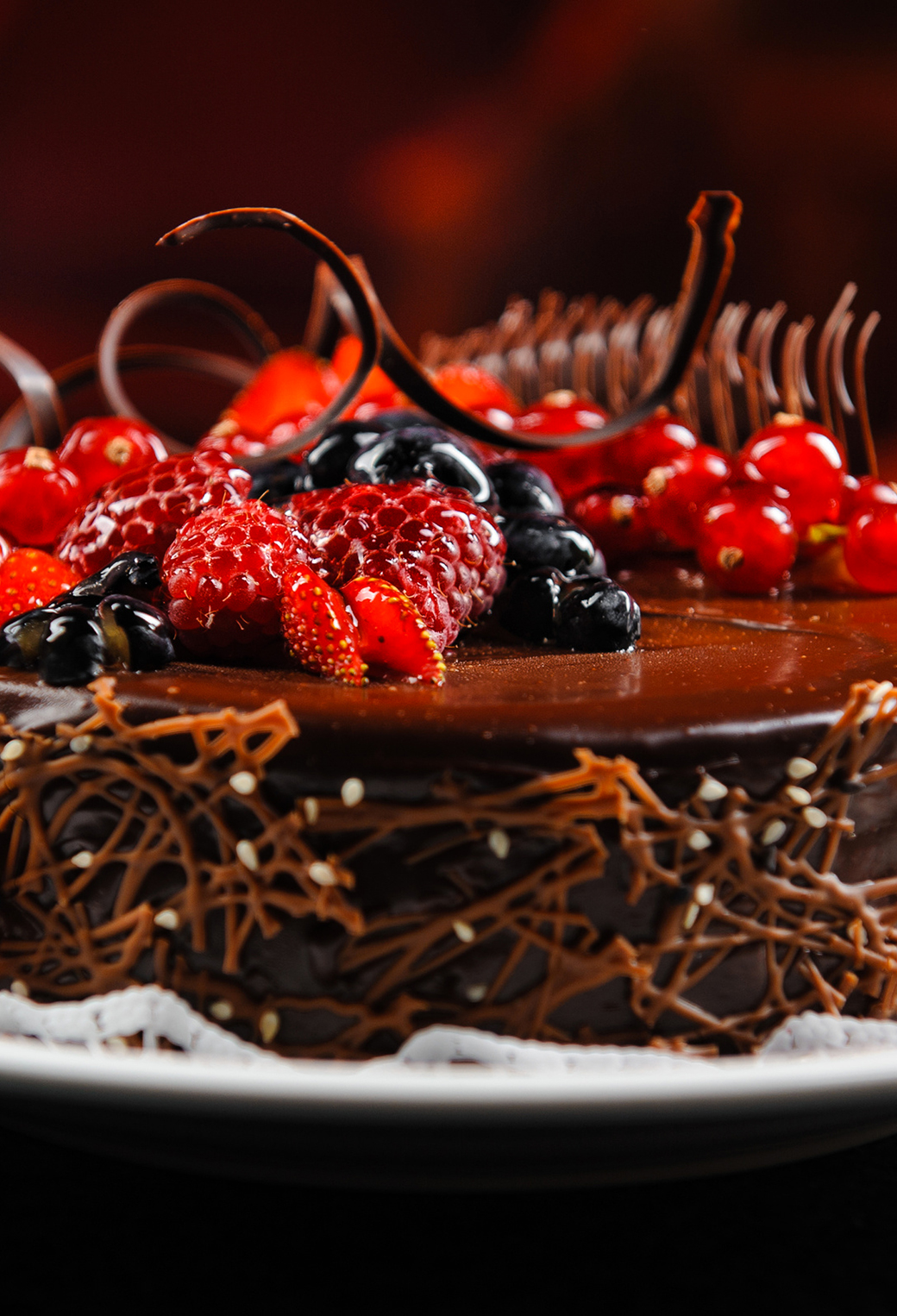 Chocolate Cake Parallax