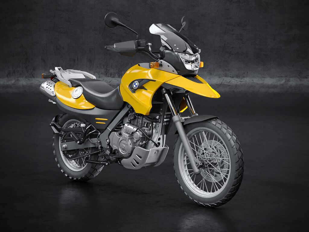Bmw f650gs 3D Render