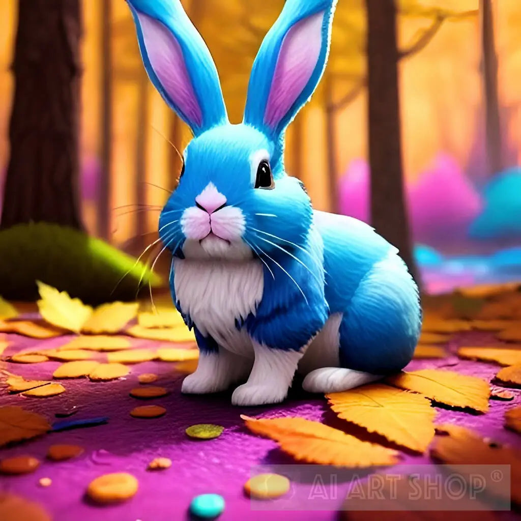 rabbit, bunny, colorful background
