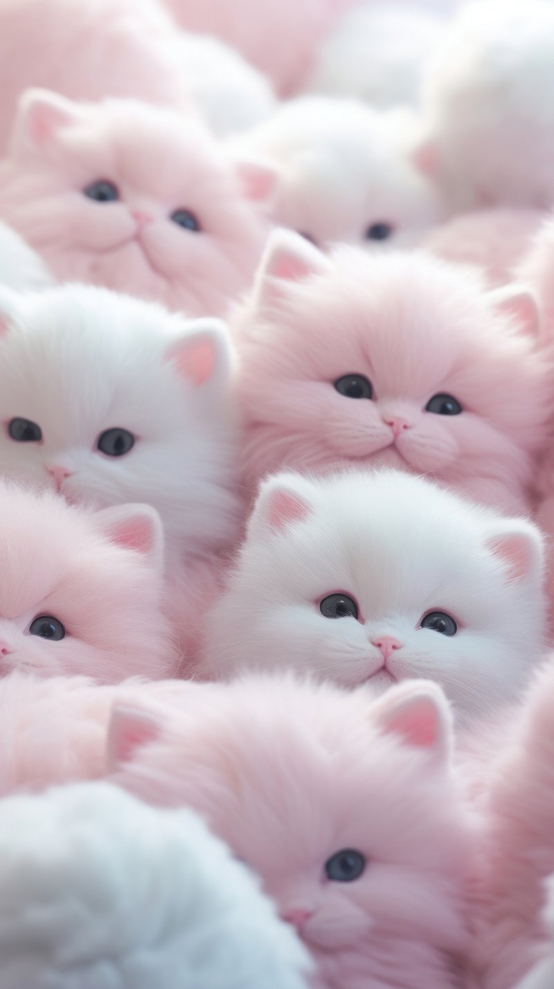 Cute Cat Wallpaper Image. Free Photo
