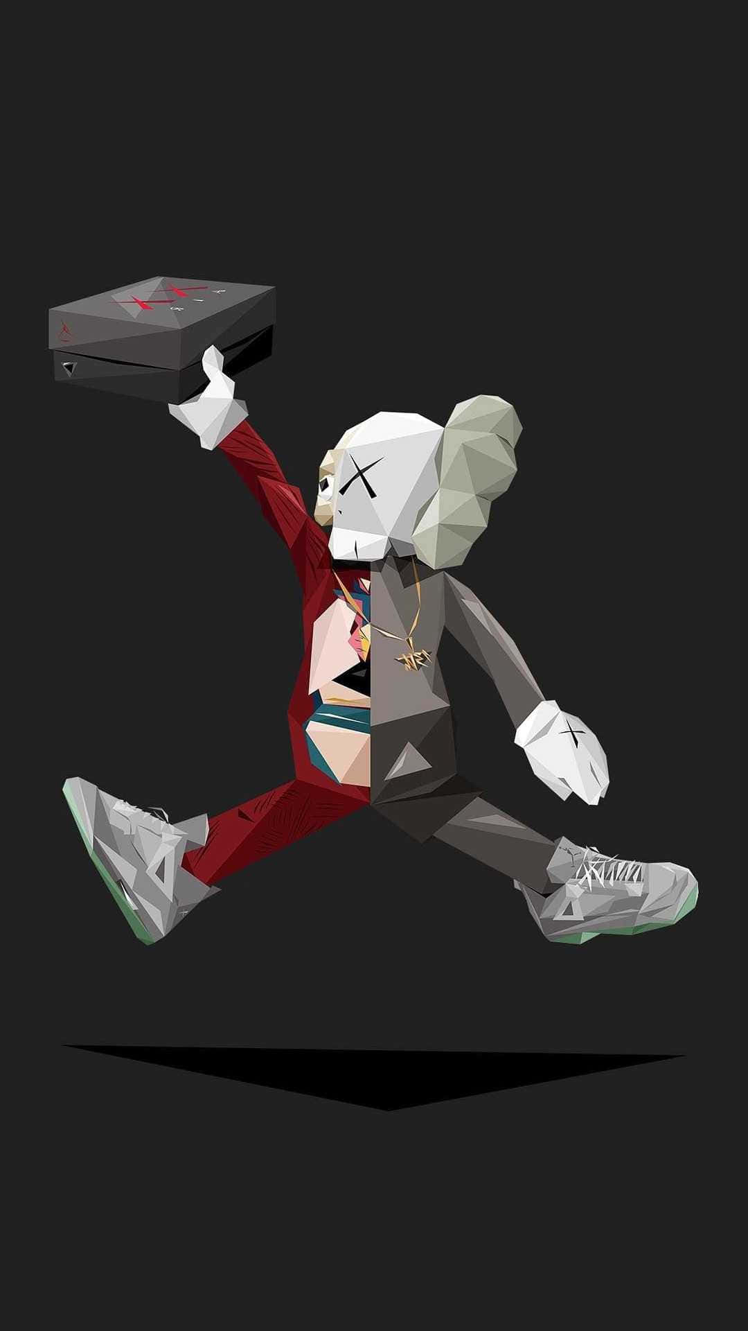 Kaws artwork. Wallpaper
