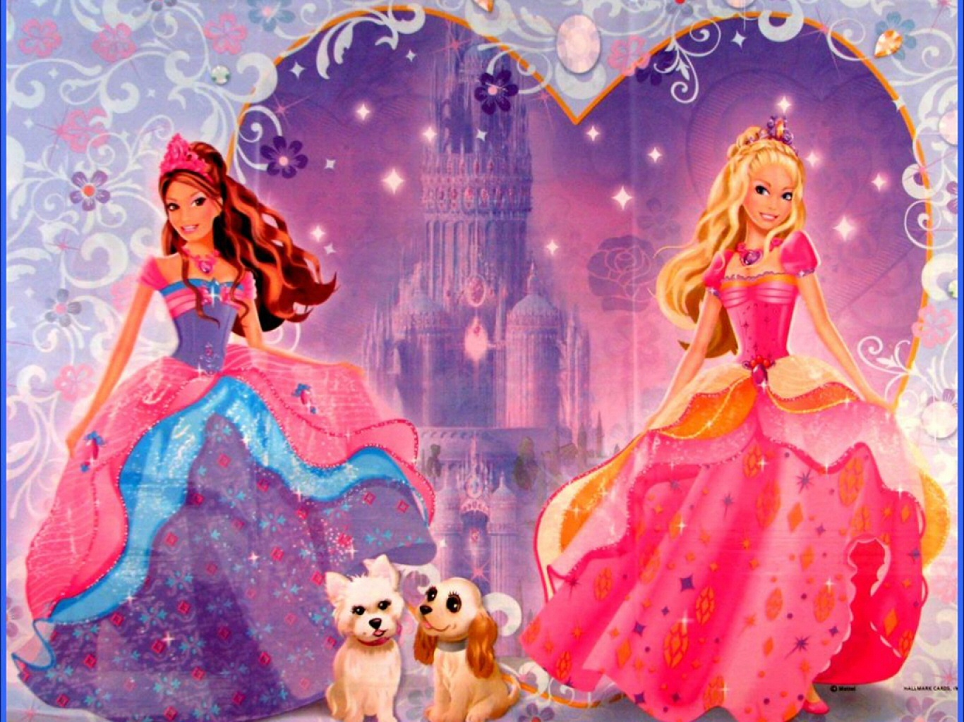 Barbie Wallpaper Diamond Castle