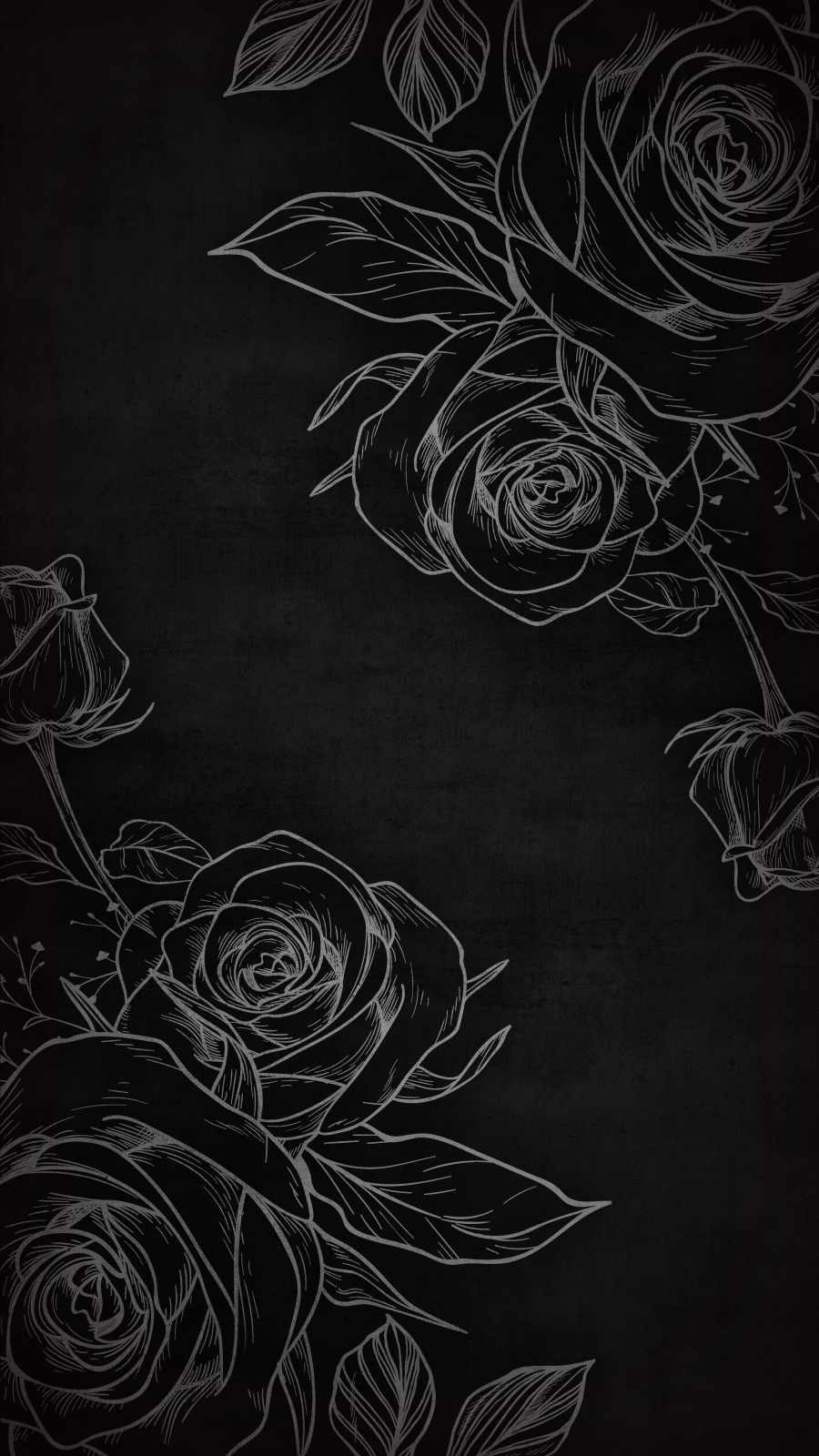 Black Rose Art IPhone Wallpaper