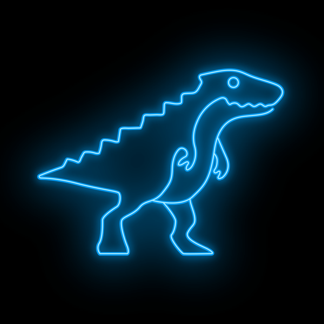 Dino Glow Sign For Room