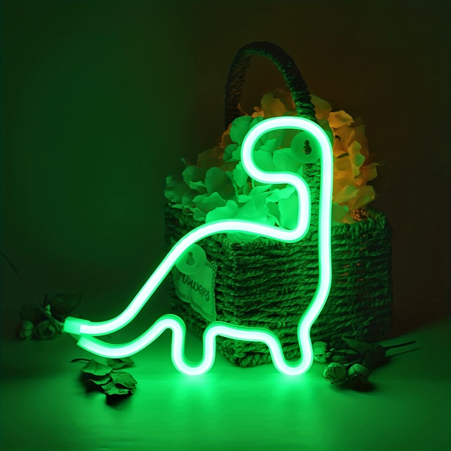 Led Dinosaur Shaped Neon Sign Usb