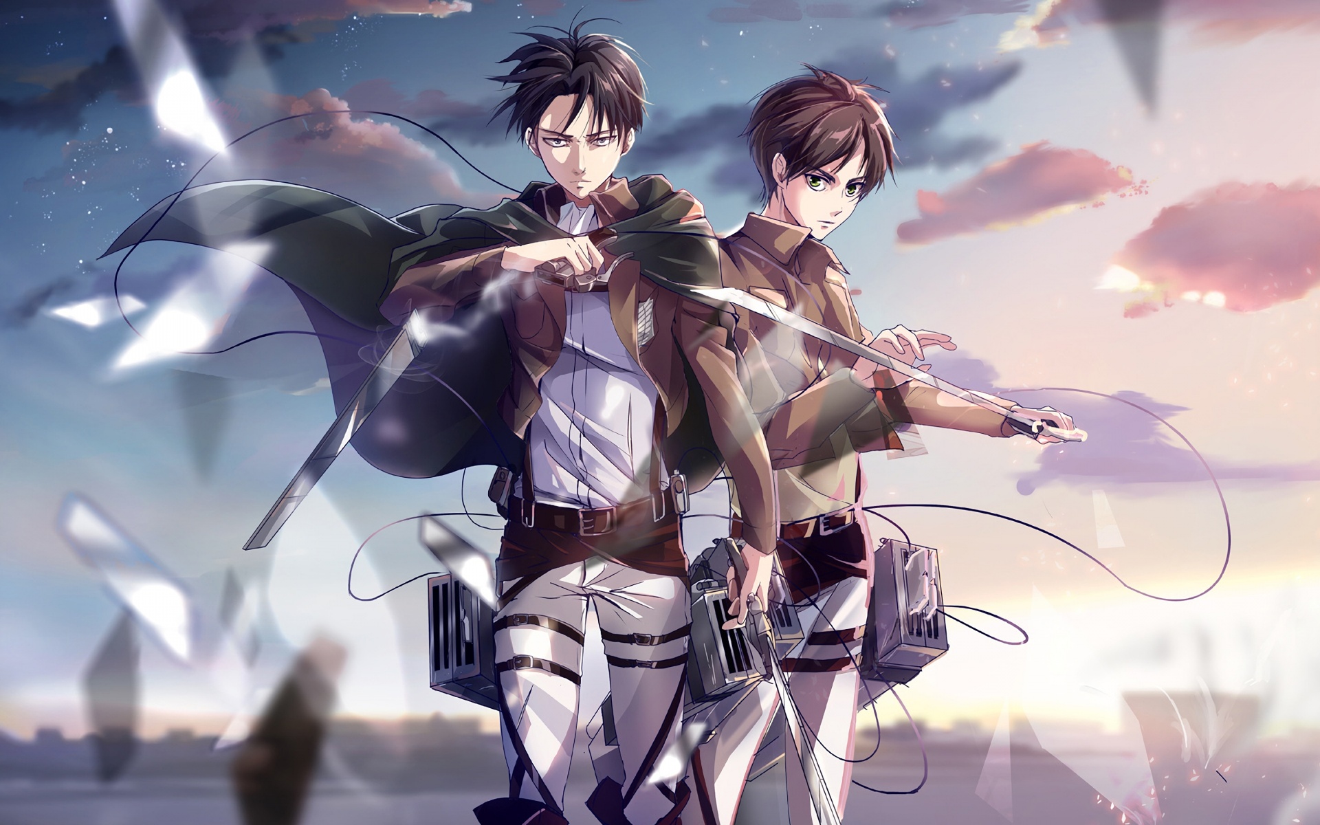 Eren Yeager Wallpaper 4K, Levi Ackerman