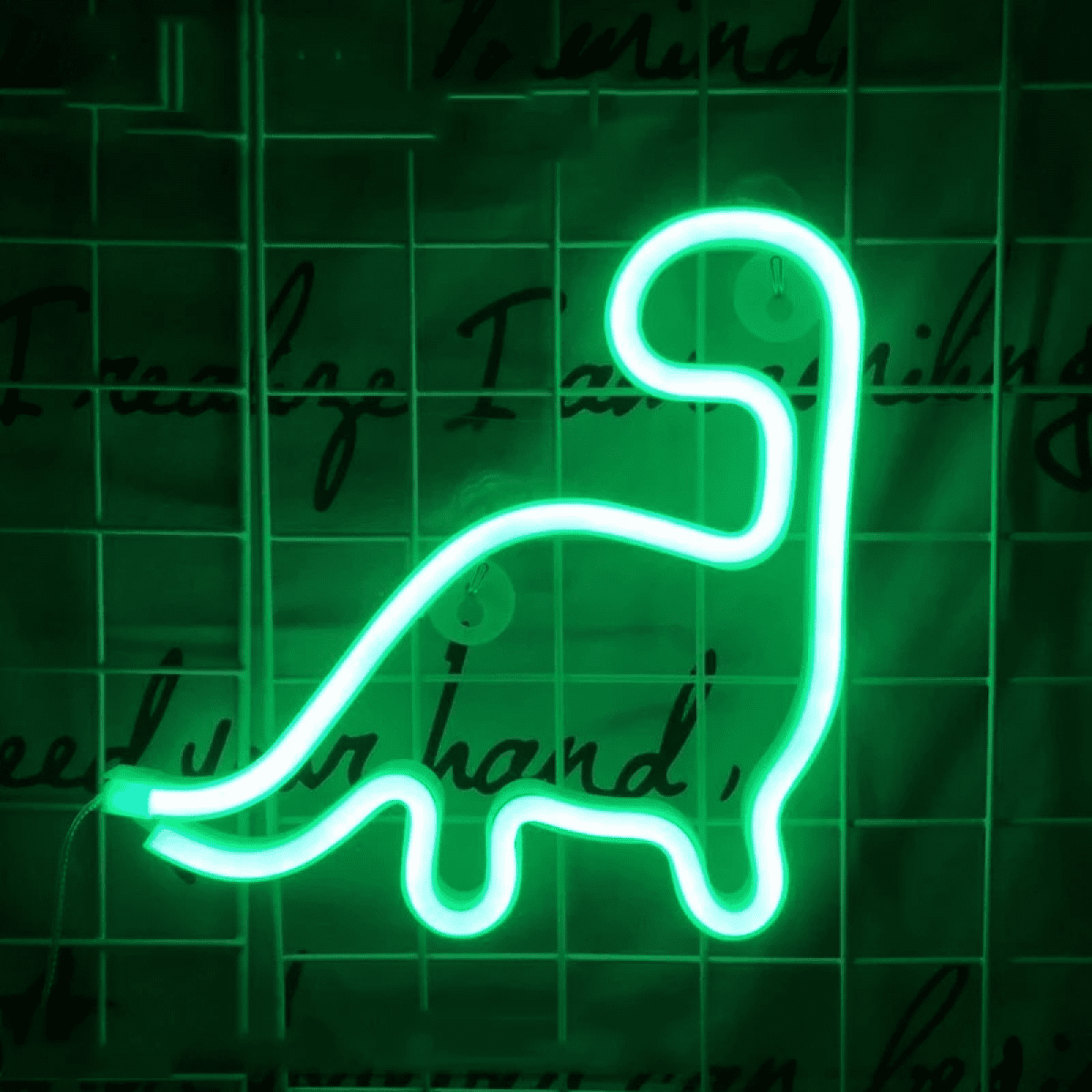 TIMPCV Dinosaur Neon Sign Night Light