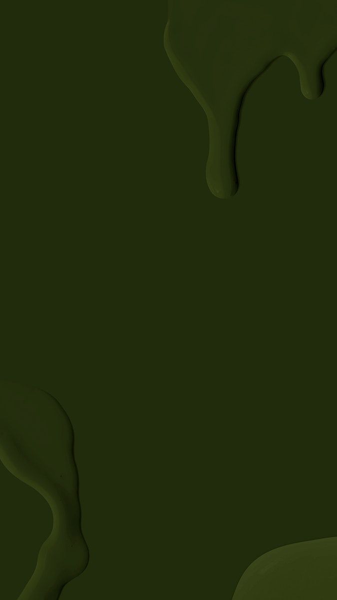 Dark Olive Green Acrylic Painting Phone